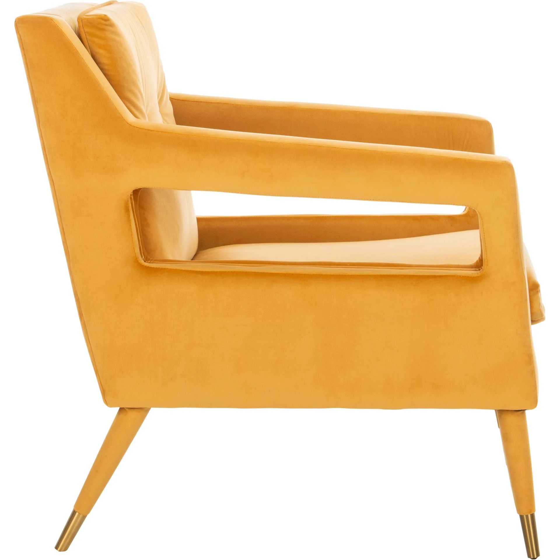 Malloy Tufted Accent Chair Marigold - Image 3