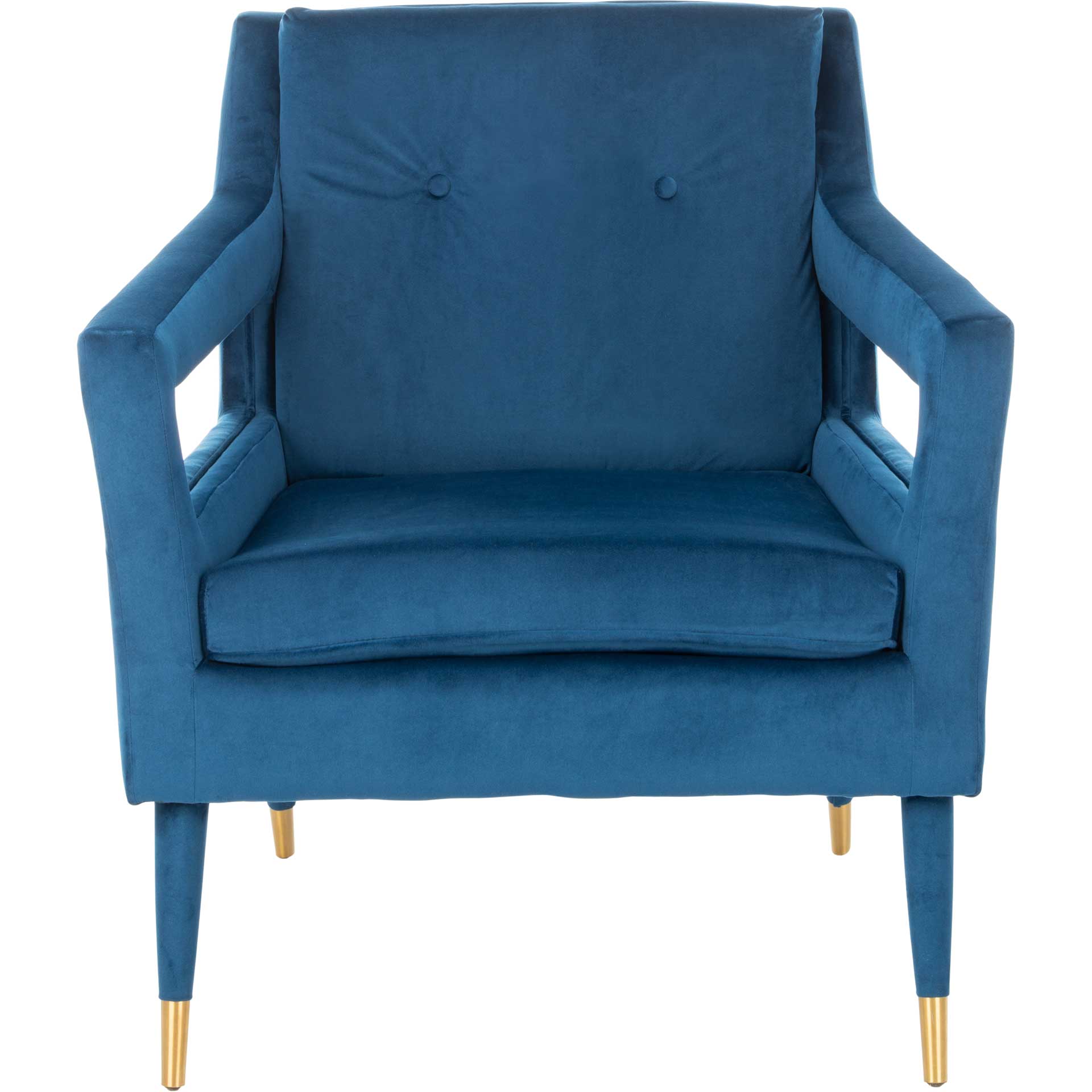 Malloy Tufted Accent Chair Navy - Image 2