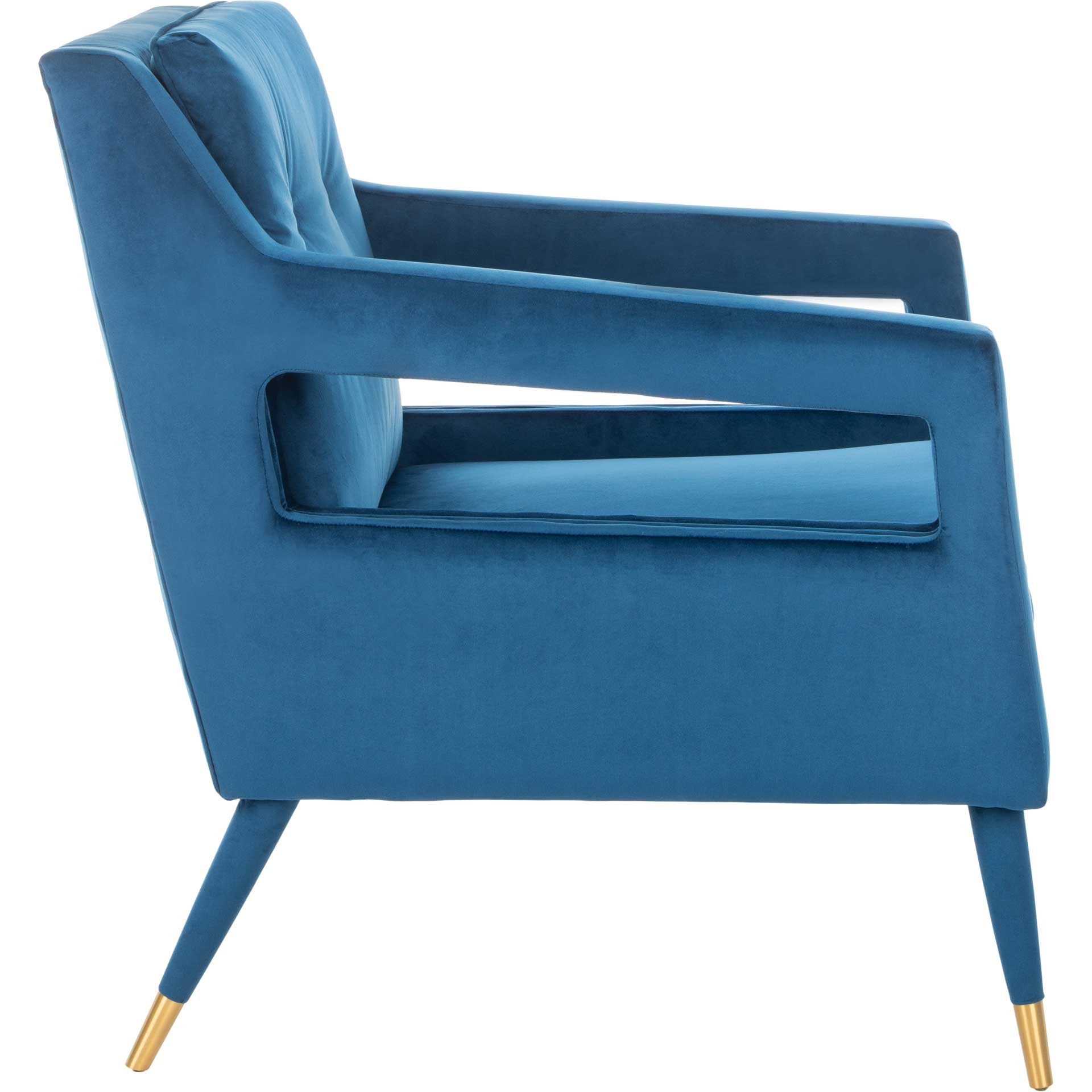 Malloy Tufted Accent Chair Navy - Image 3