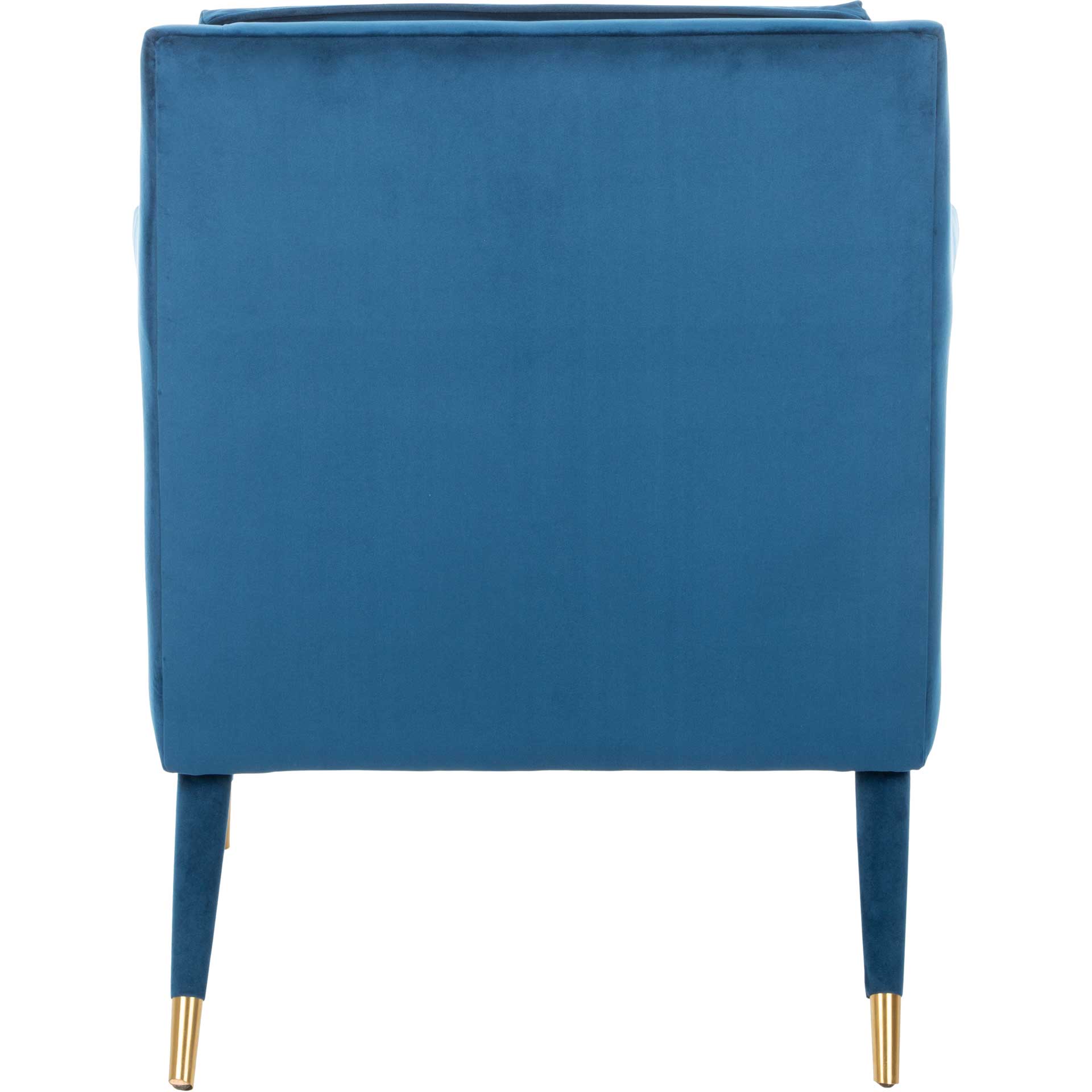Malloy Tufted Accent Chair Navy - Image 4