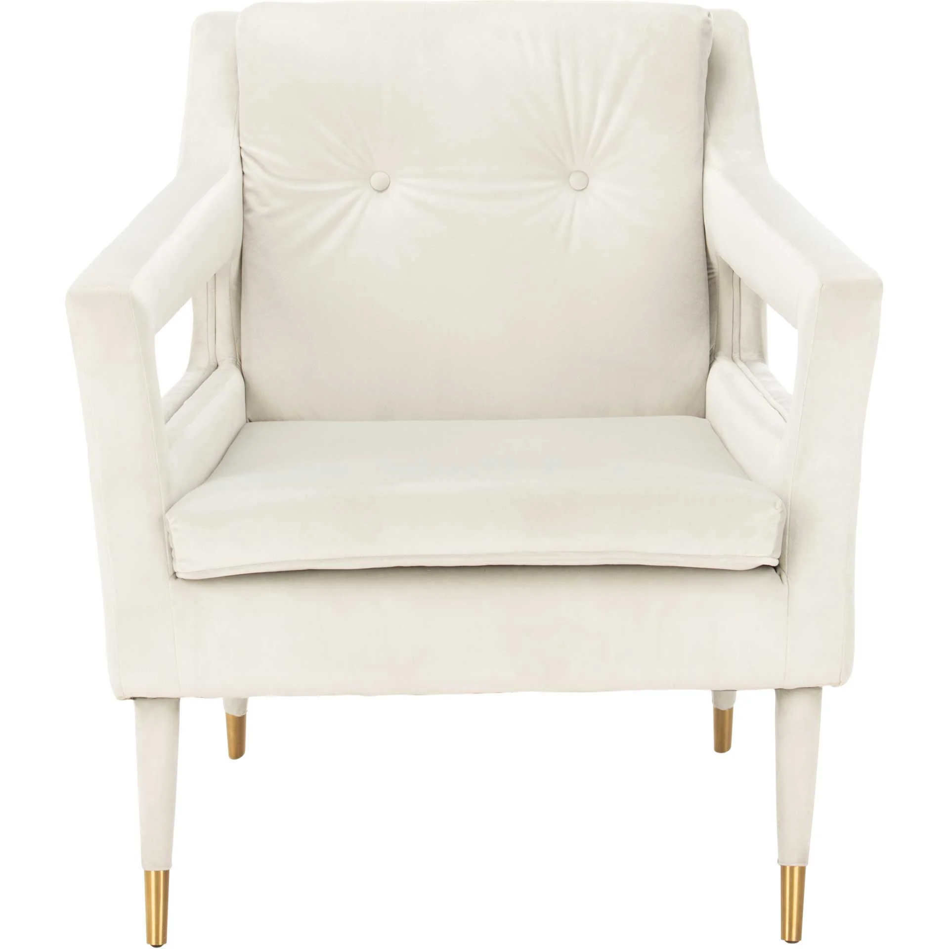 Malloy Upholstered Accent Chair Silver - Image 2