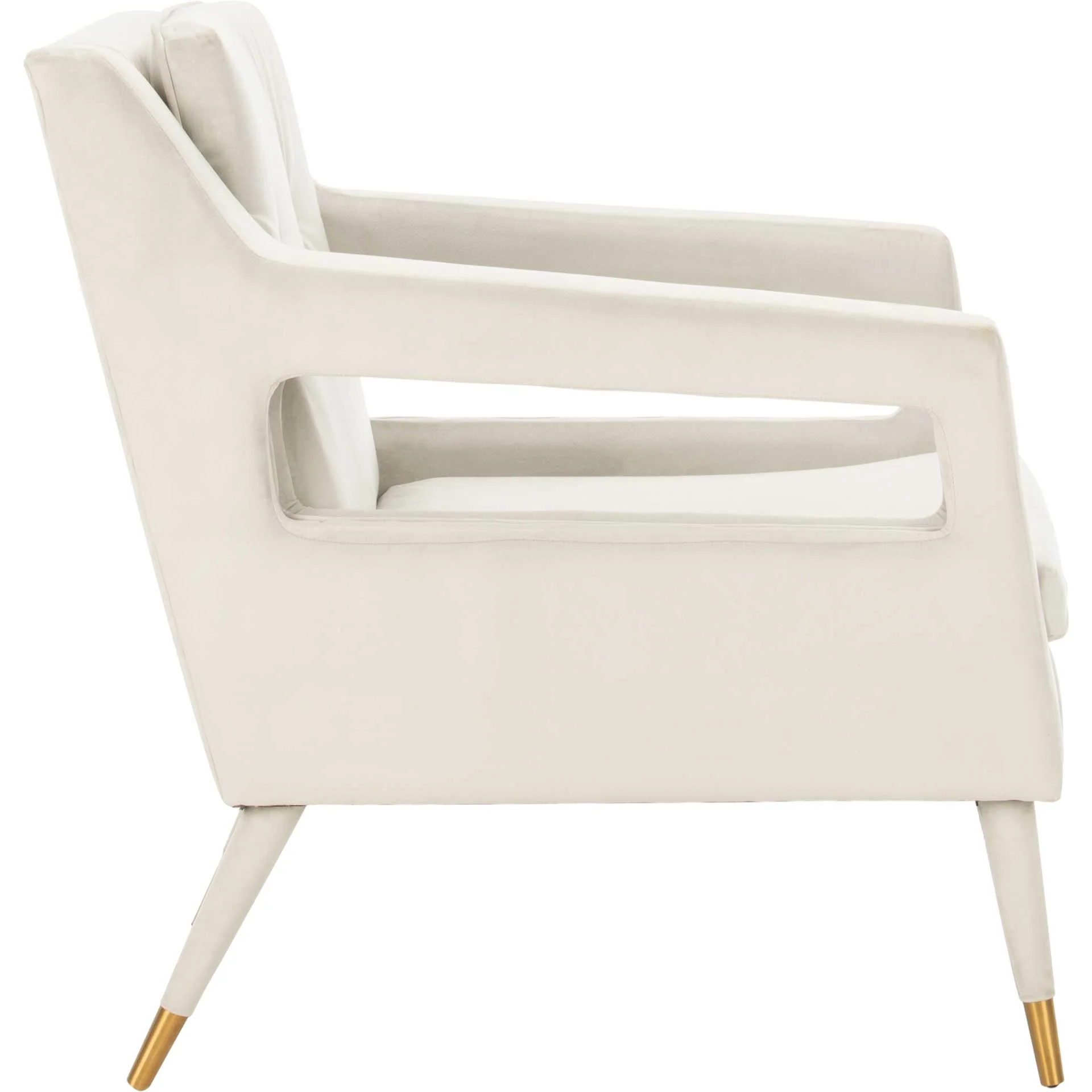 Malloy Upholstered Accent Chair Silver - Image 3