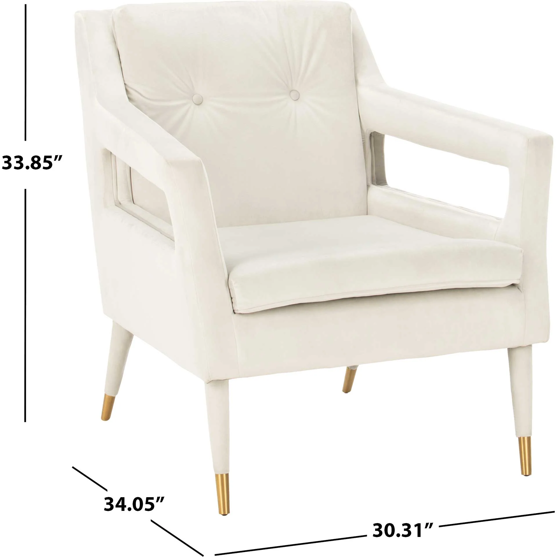 Malloy Upholstered Accent Chair Silver - Image 9