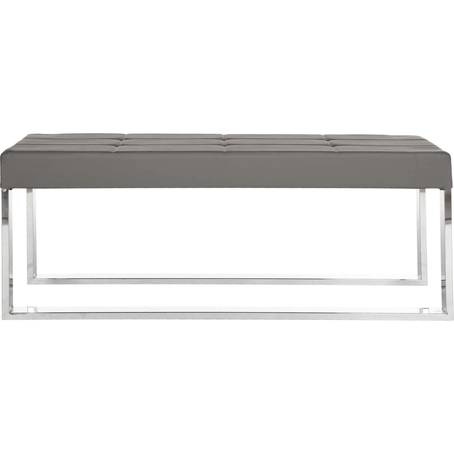 Malmo Bench Gray/Chrome - Image 2