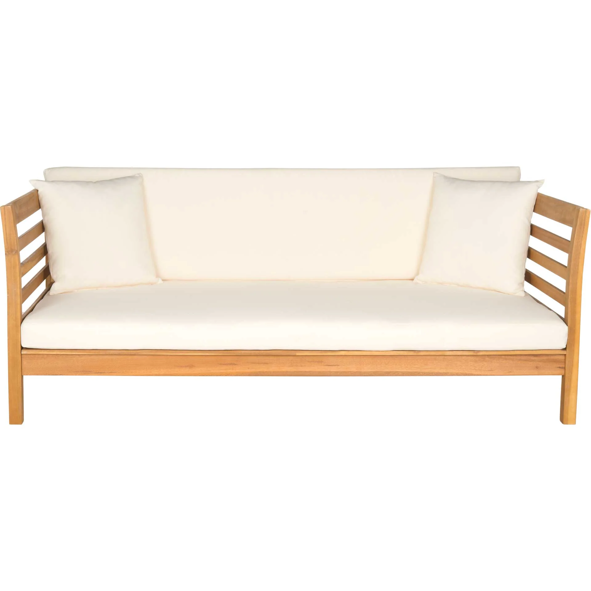 Maluku Day Bed Teak Brown/Beige - Image 2