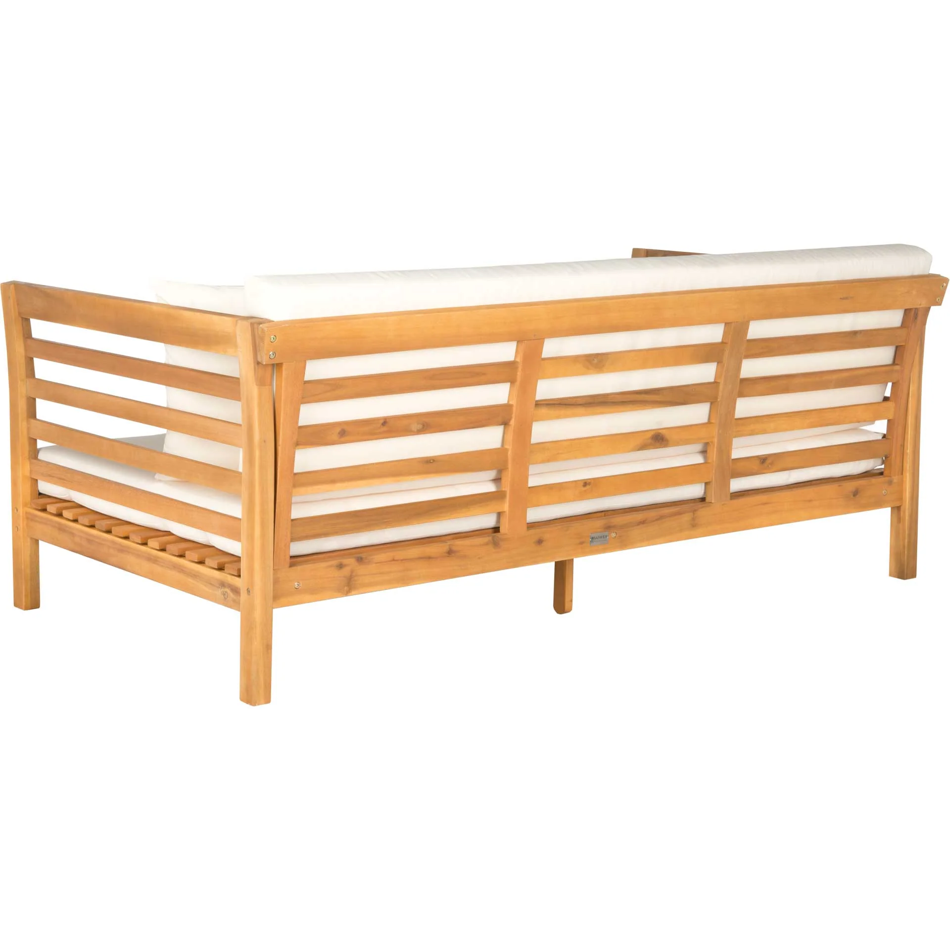 Maluku Day Bed Teak Brown/Beige - Image 3