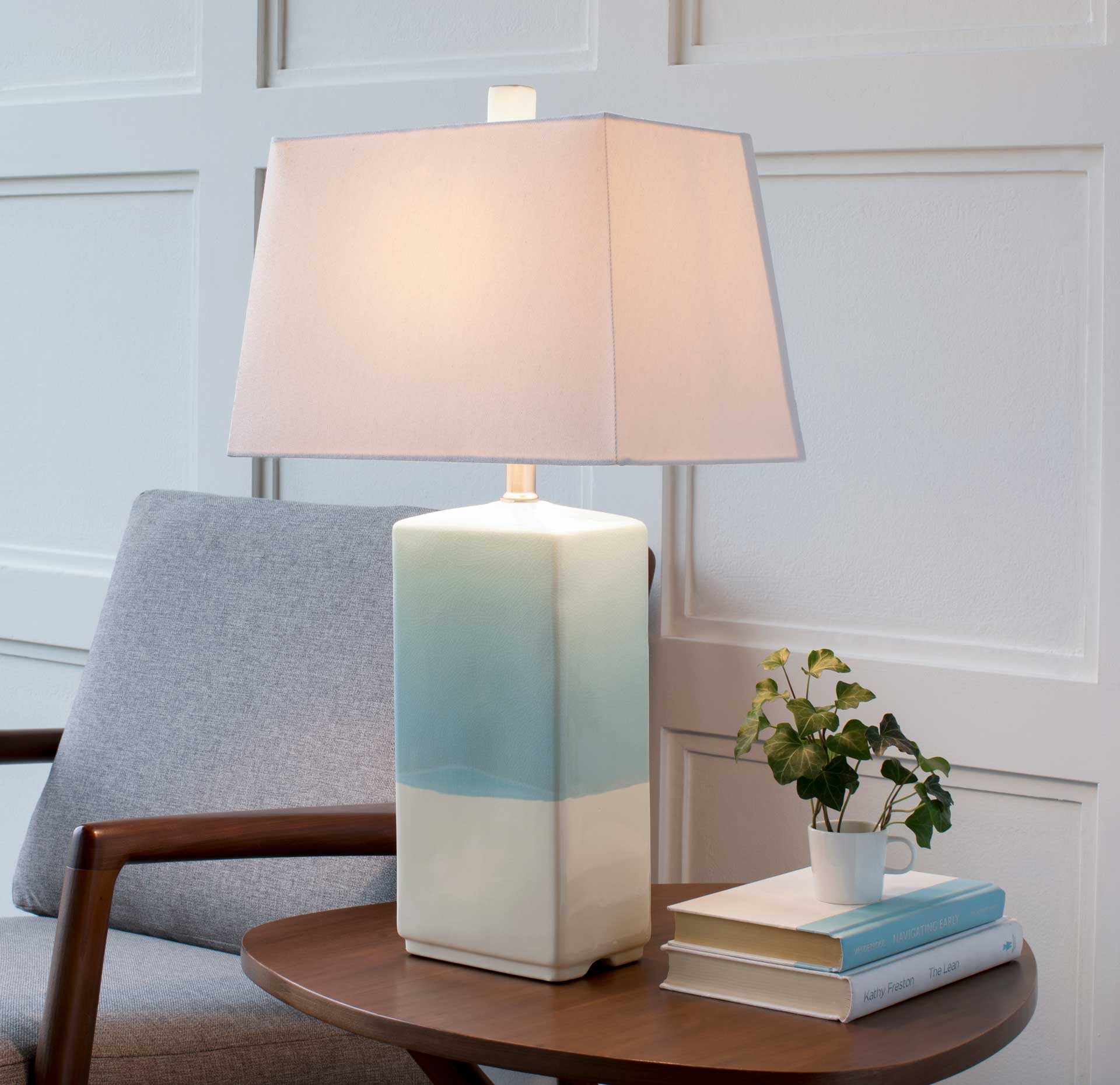 Malva Table Lamp Aqua/Ivory/Cream - Image 7