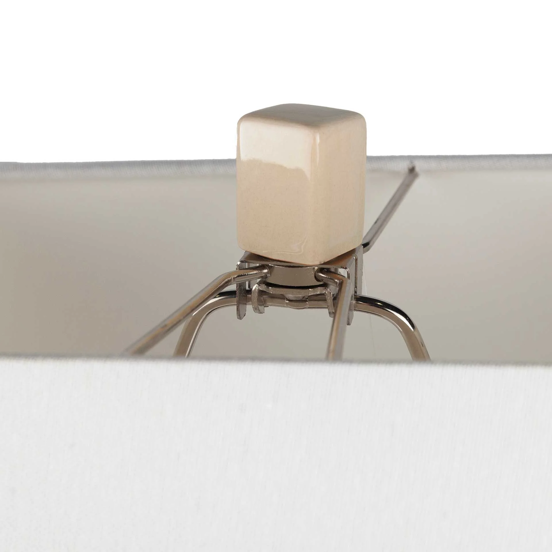 Malva Table Lamp Cream/White/Khaki - Image 2