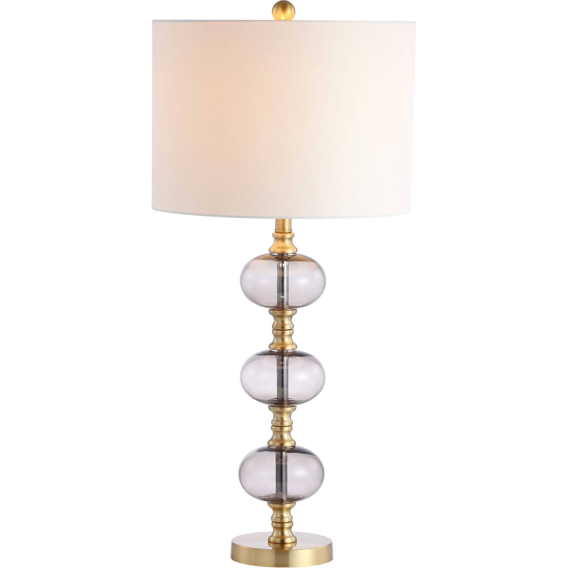 Malva Table Lamp Smoking Gray/Brass Gold (Set of 2) - Image 2