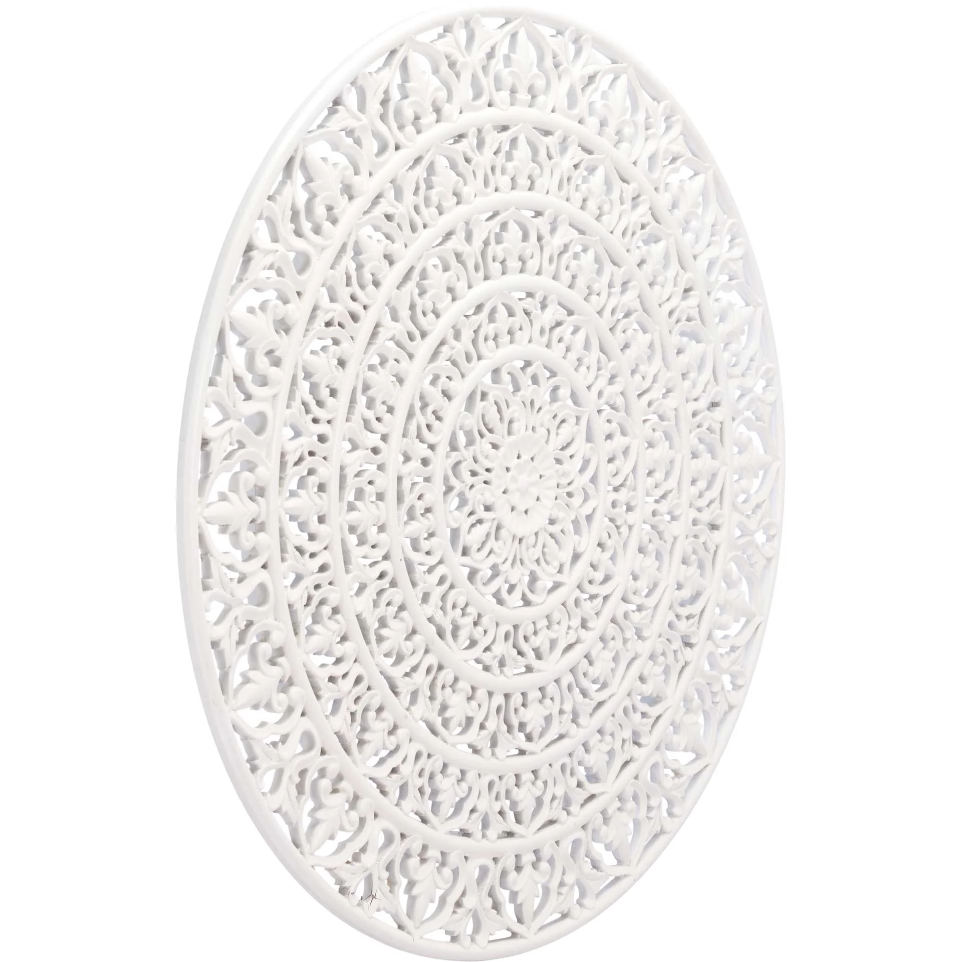 Mandala Wall Decor White - Image 2