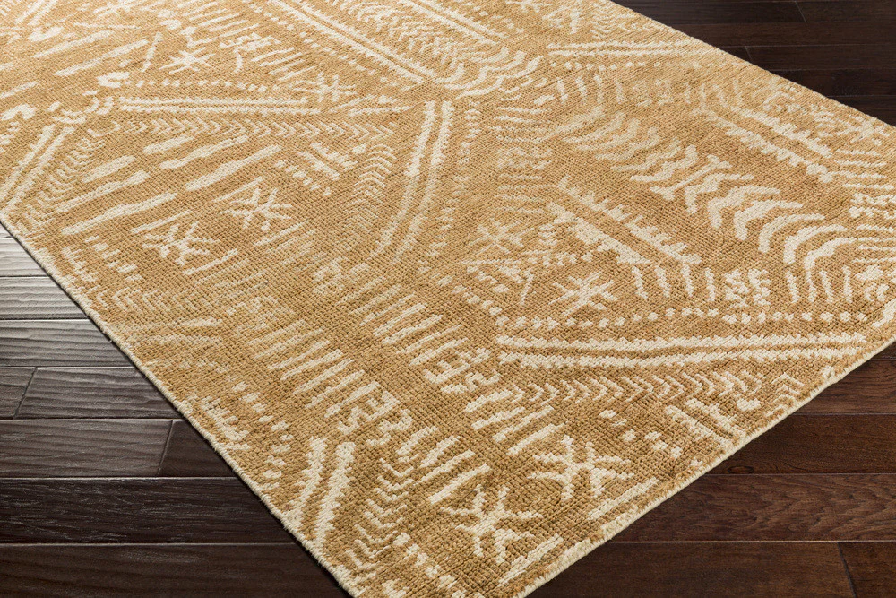Mandela Gold/Beige Area Rug - Image 2
