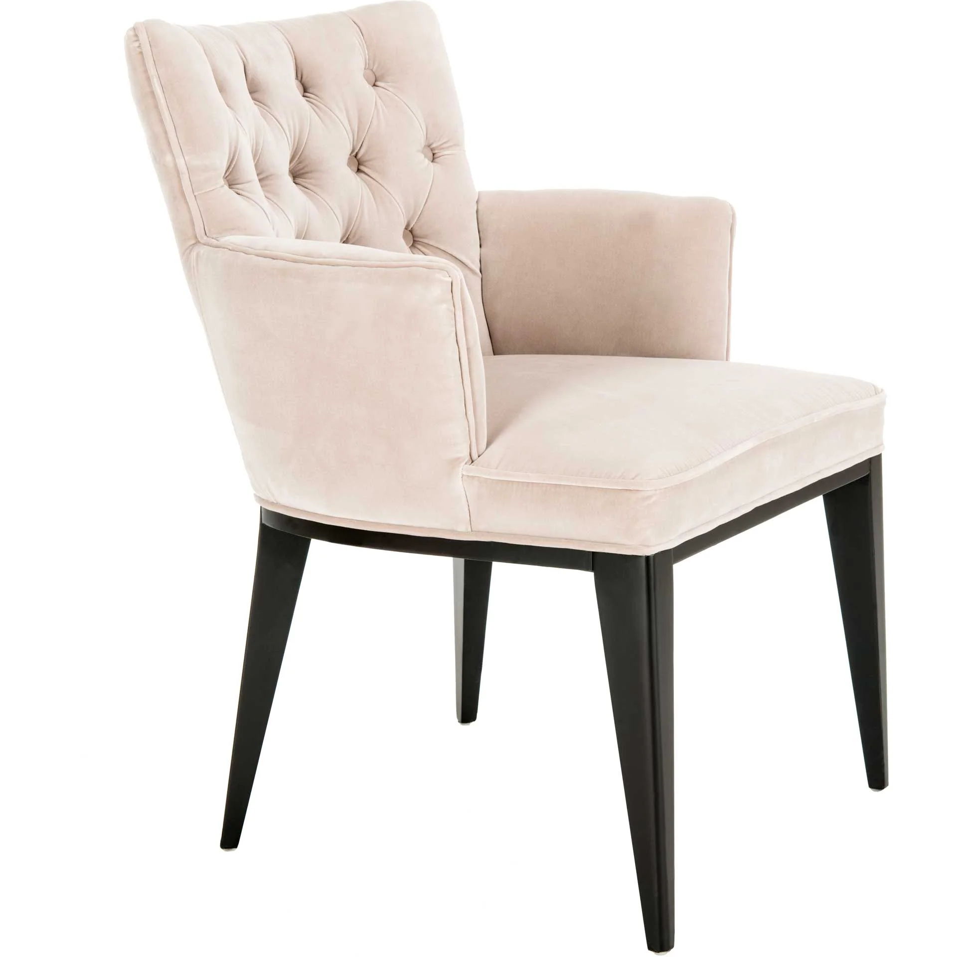 Manning Velvet Arm Chair Giotto Almond - Image 2