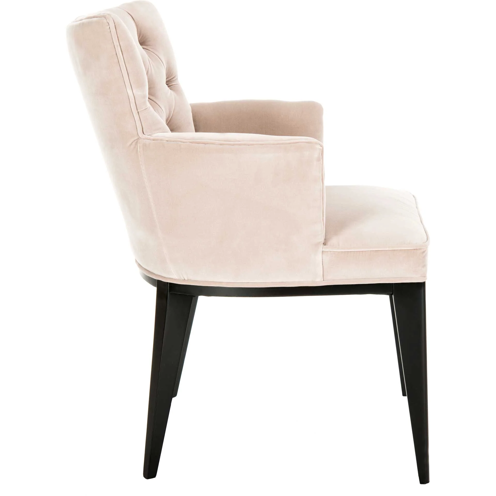 Manning Velvet Arm Chair Giotto Almond - Image 3