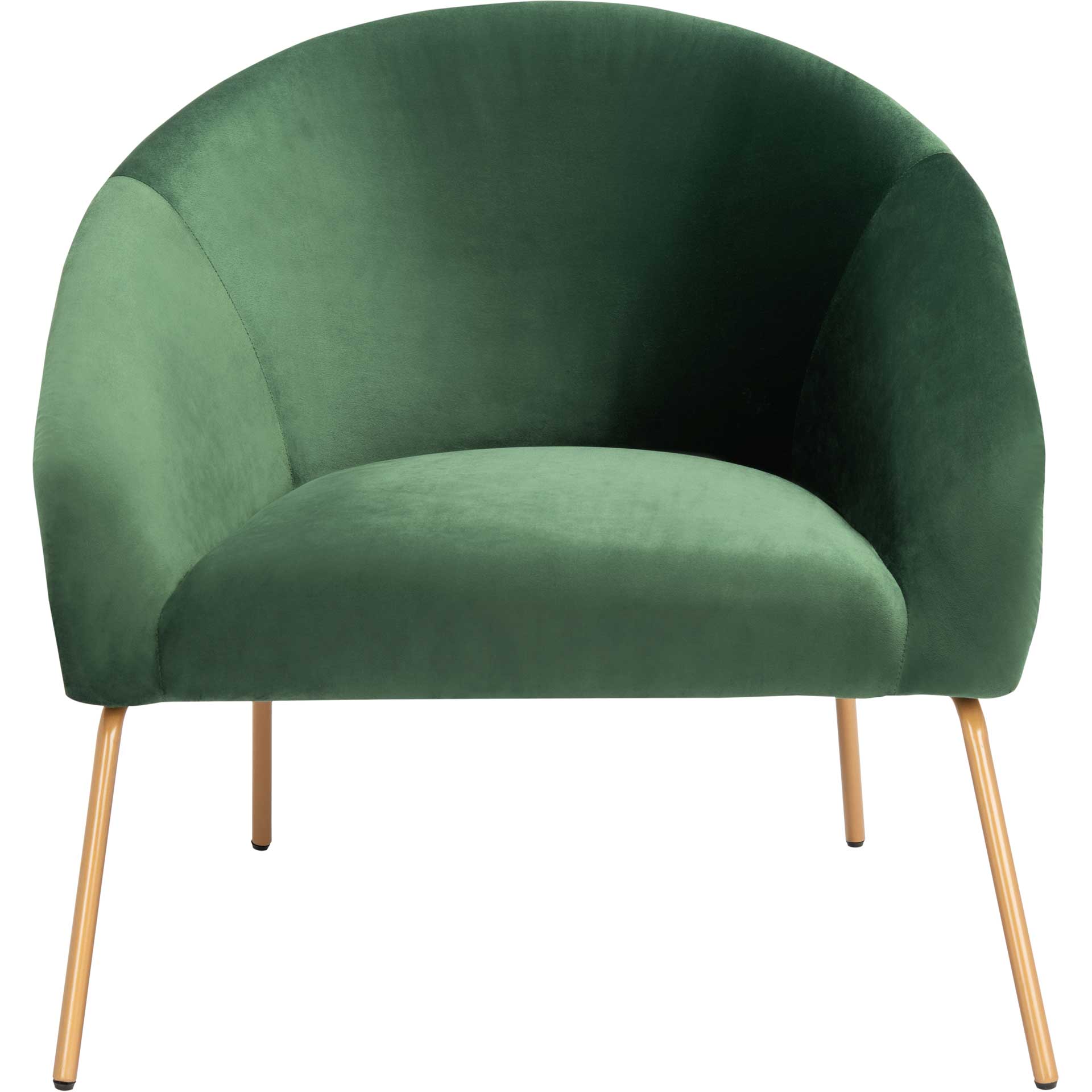 Manny Velvet Accent Chair Malachite Green/Gold - Image 2