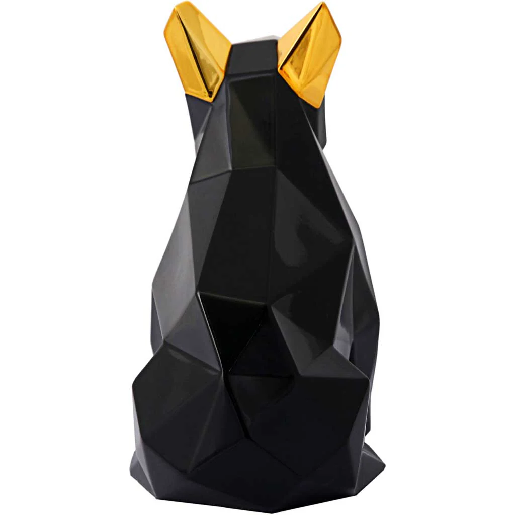 Mans Best Friend Sculpture Black/Gold - Image 3
