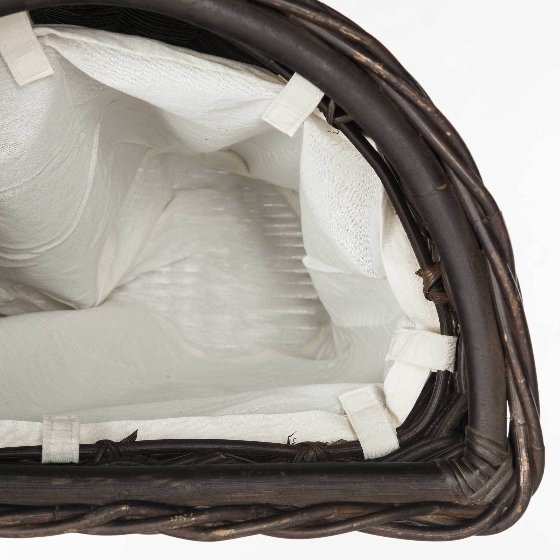 Mansel Wicker Hamper Brown - Image 3