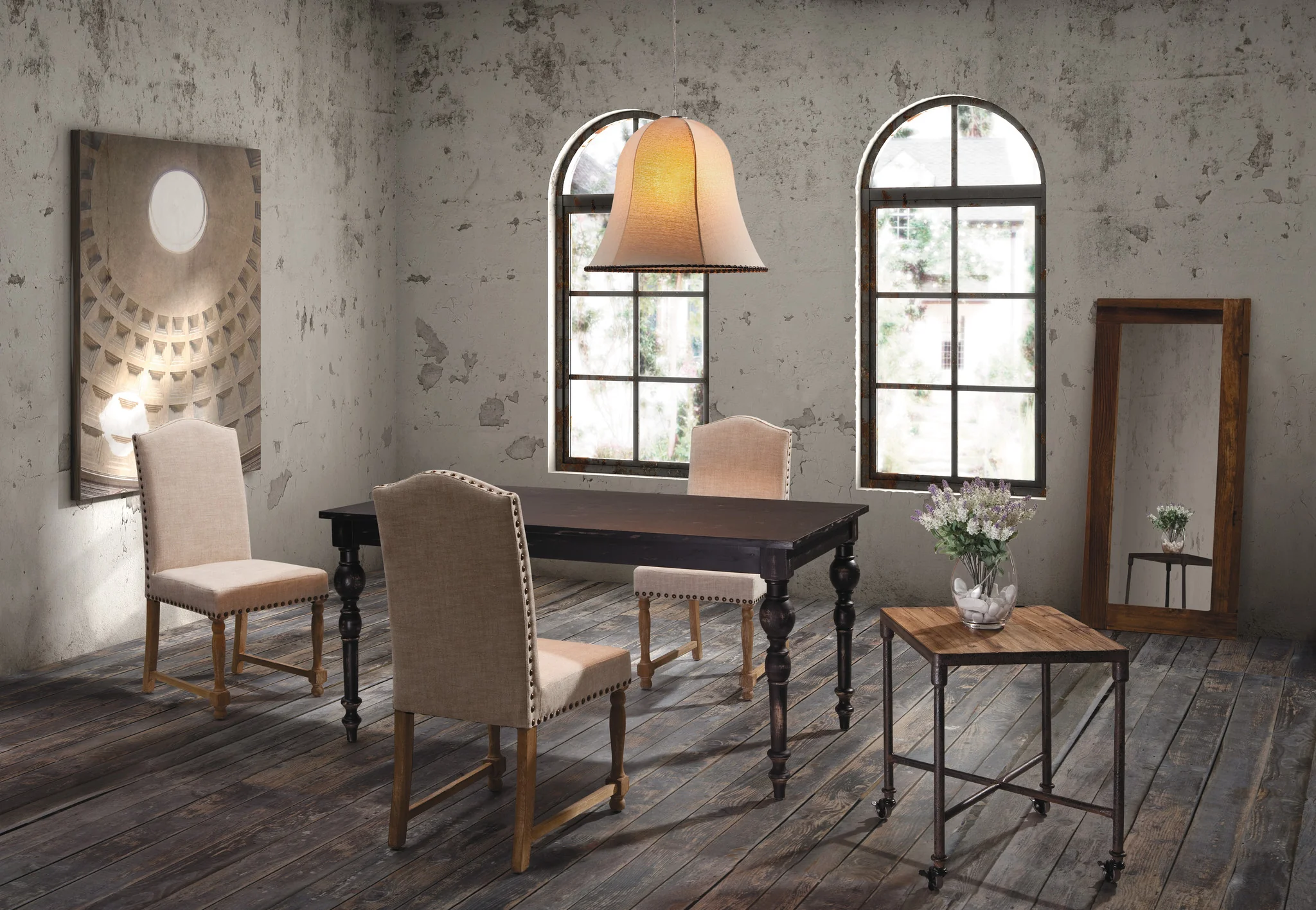 Mansfield Side Table Distressed Natural - Image 4