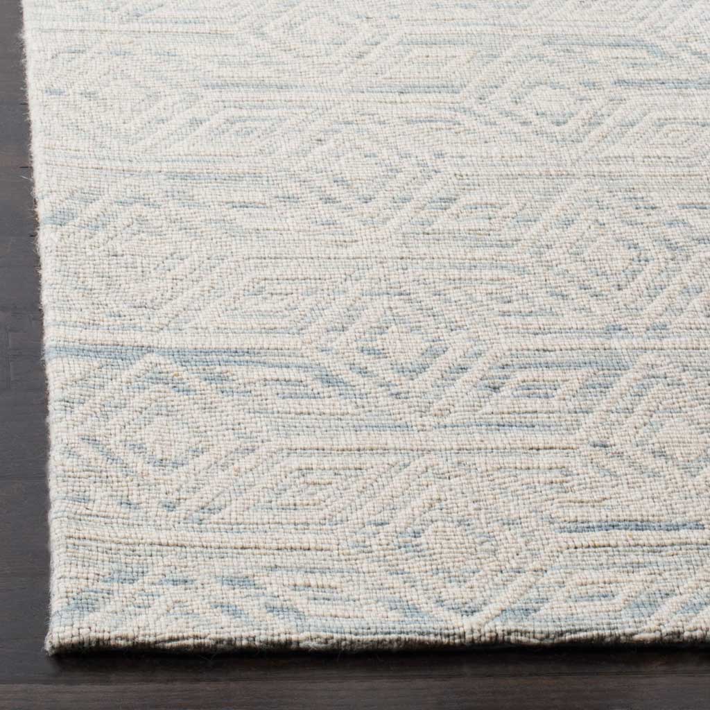 Marbella Ivory/Light Blue Area Rug - Image 4