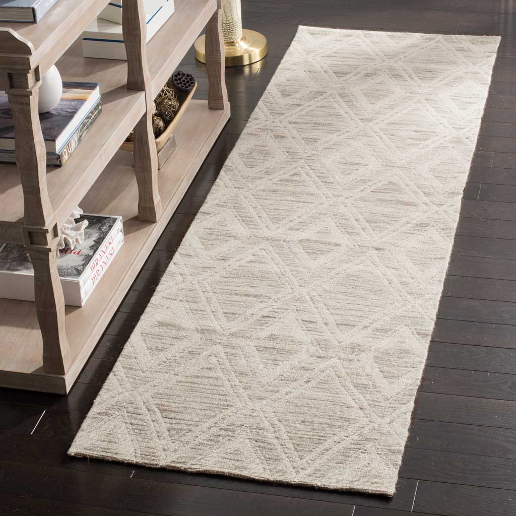Marbella Light Brown/Ivory Runner Rug - Image 2
