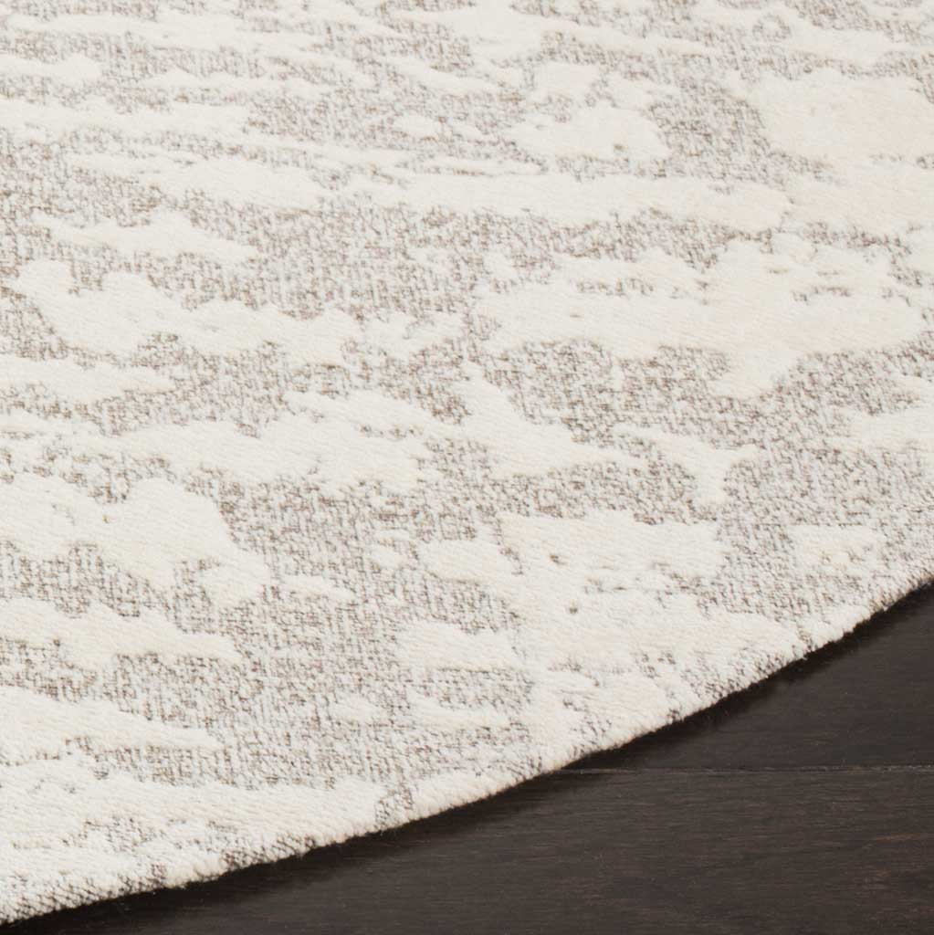 Marbella Light Gray/Ivory Round Rug - Image 2