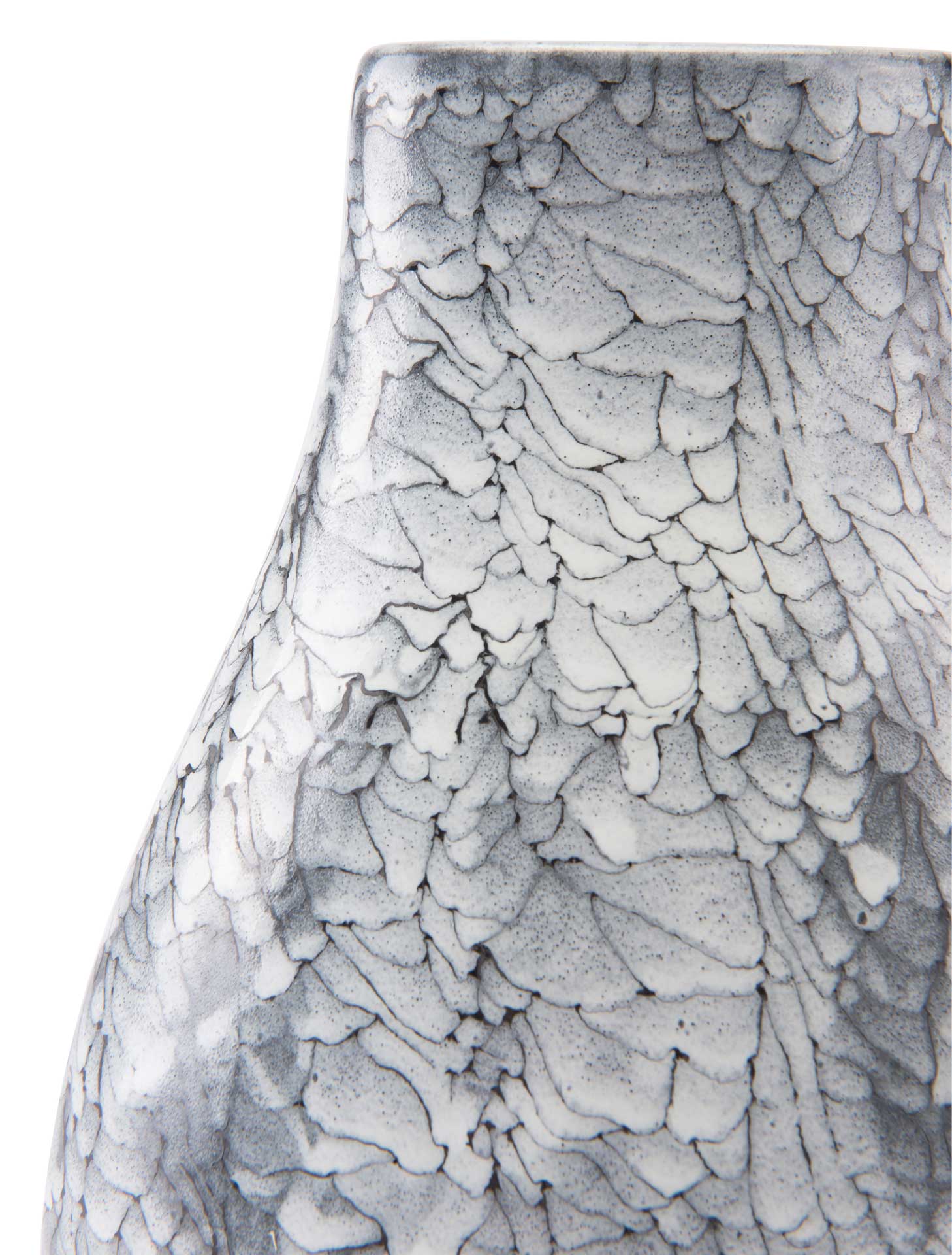 Marbled Vase Black/White - Image 7