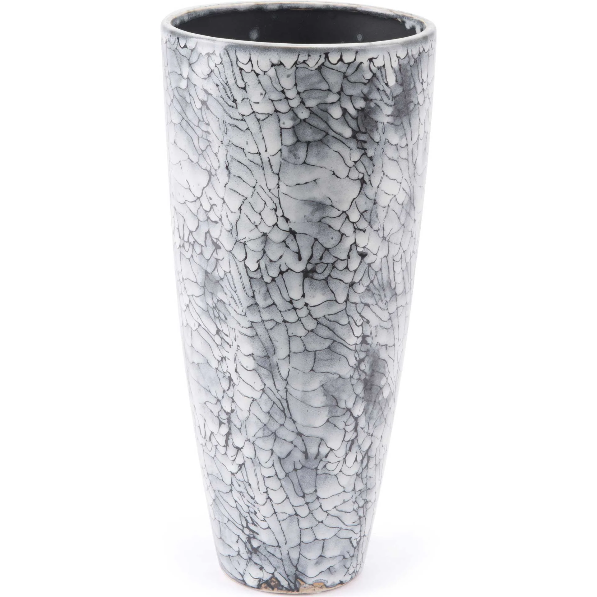 Marbled Vase Black/White - Image 8