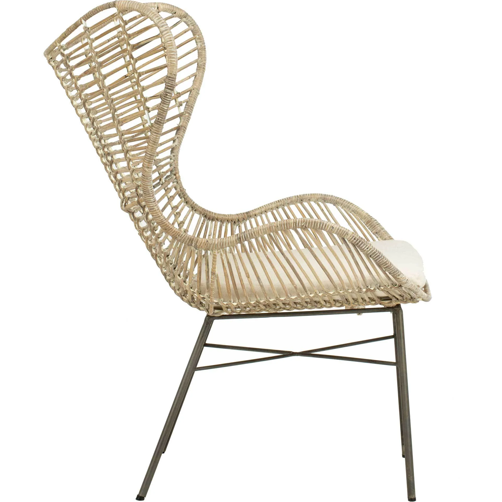 Marc Rattan Wingback Armchair - Image 3