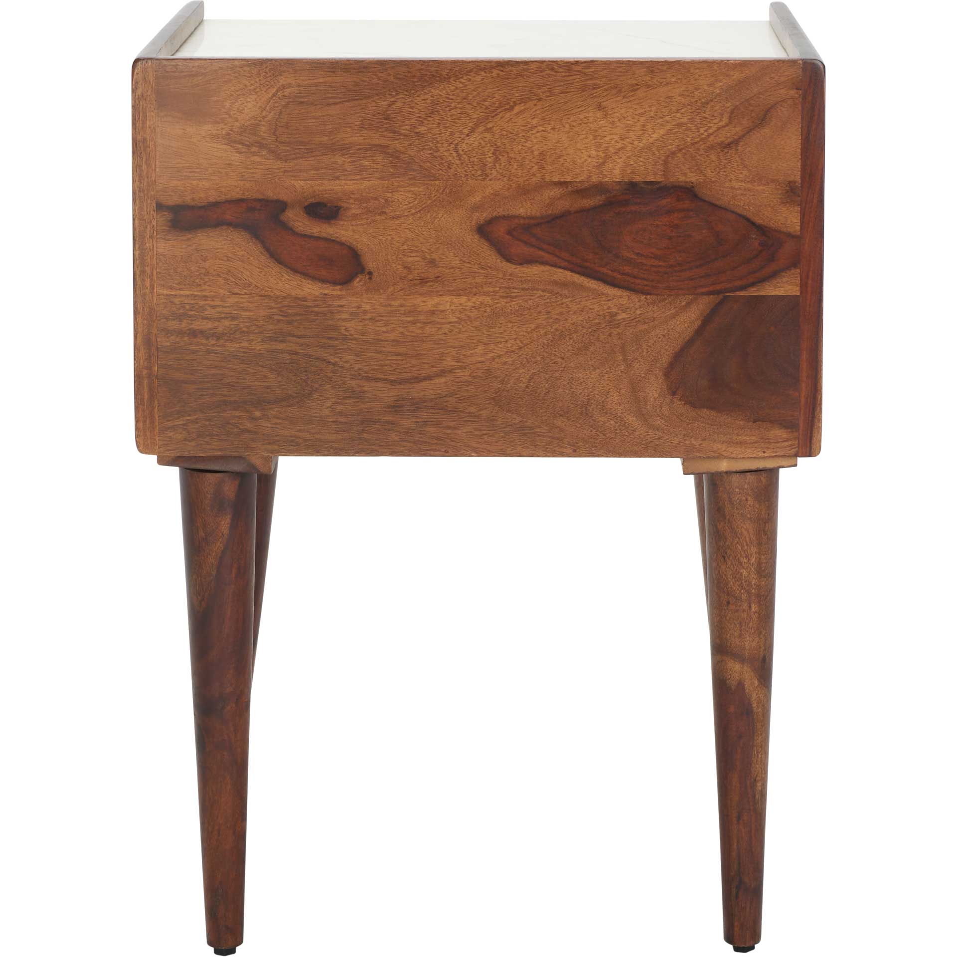 Marcelo 1 Drawer Nightstand Walnut/White - Image 4