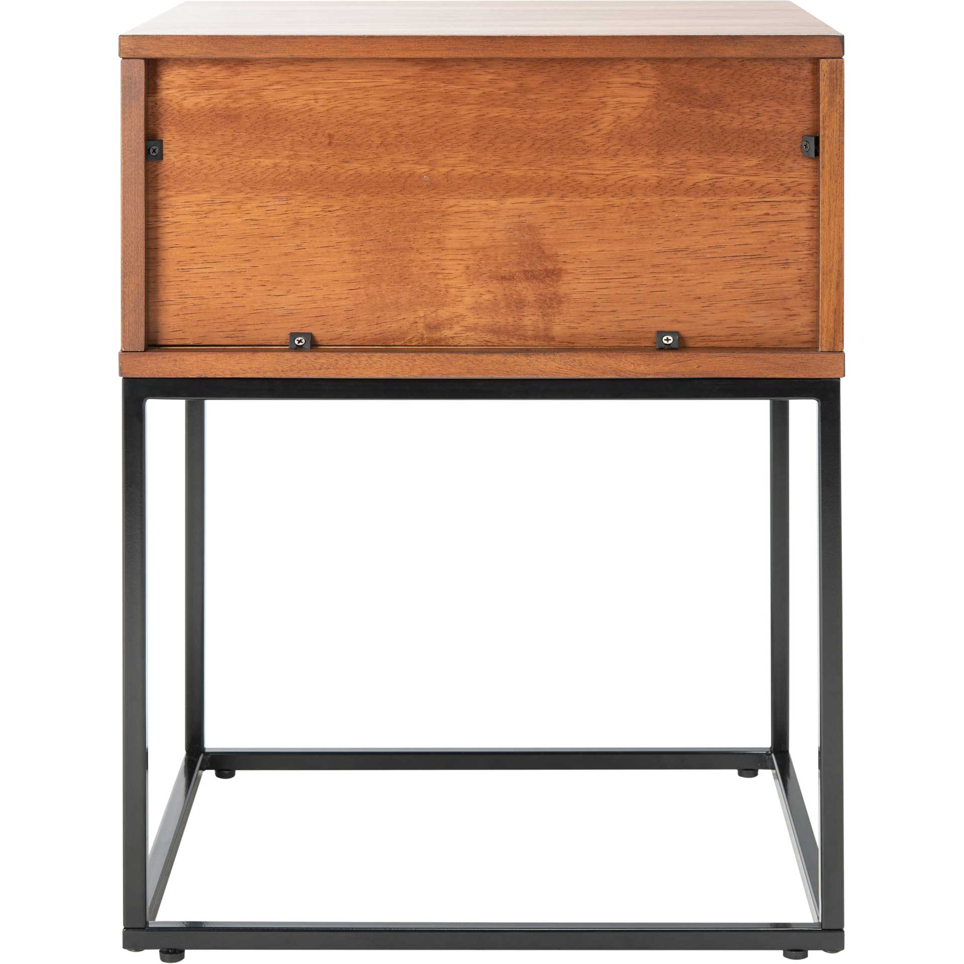 Marcene 1 Drawer Nighstand Brown - Image 3