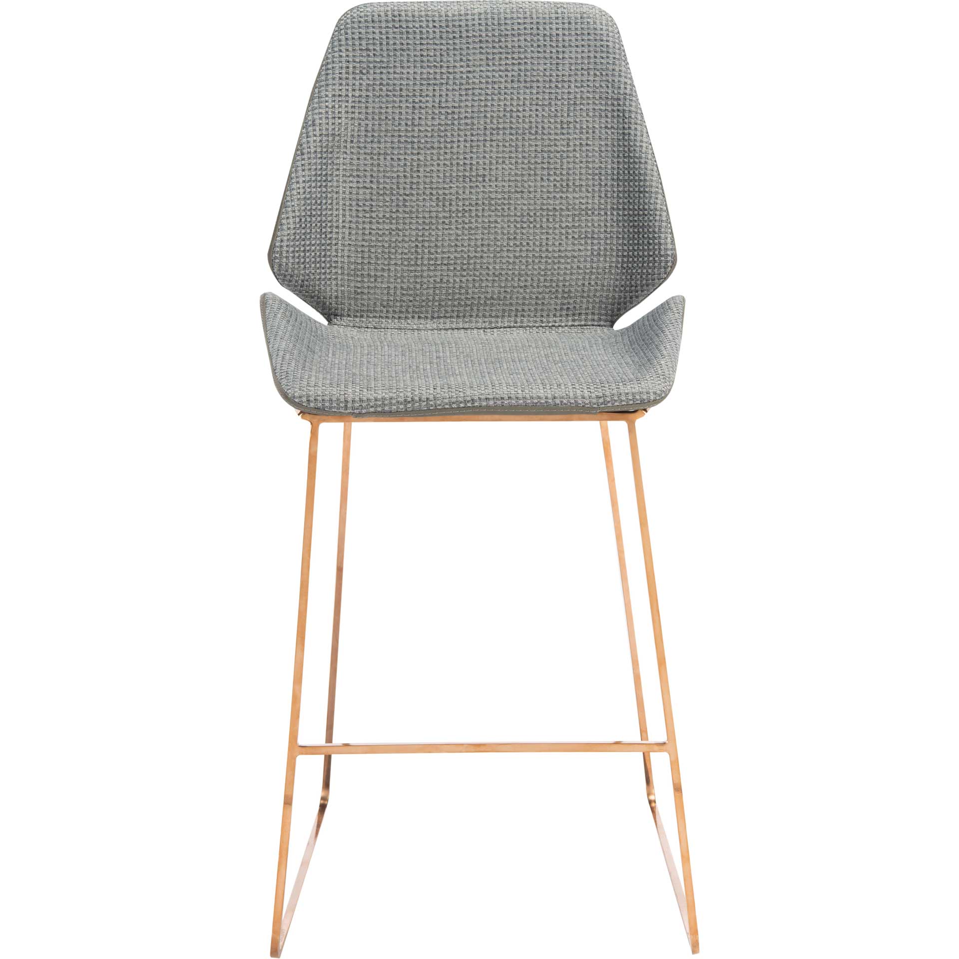 Margot Counter Stool Gray/Gold - Image 2