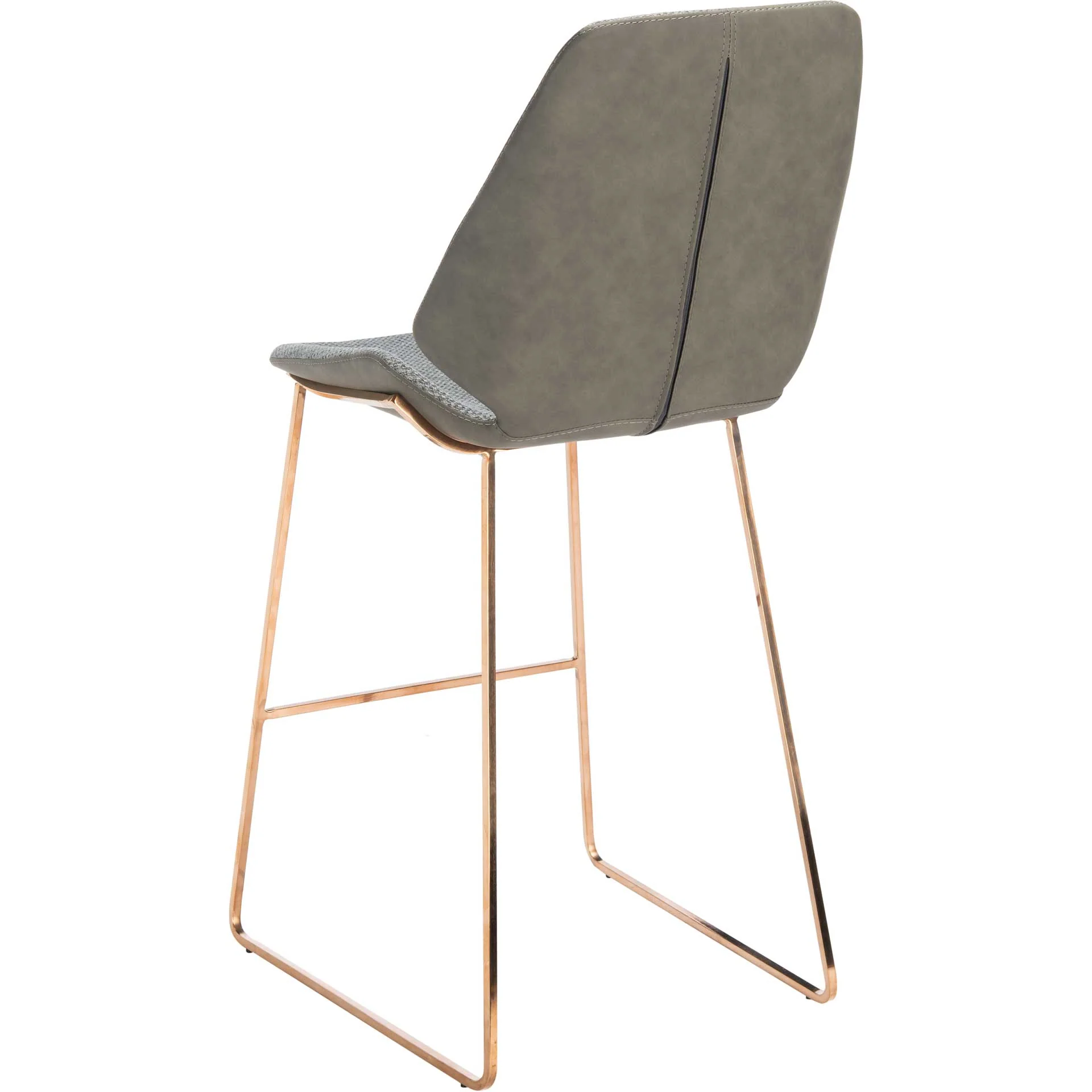 Margot Counter Stool Gray/Gold - Image 5