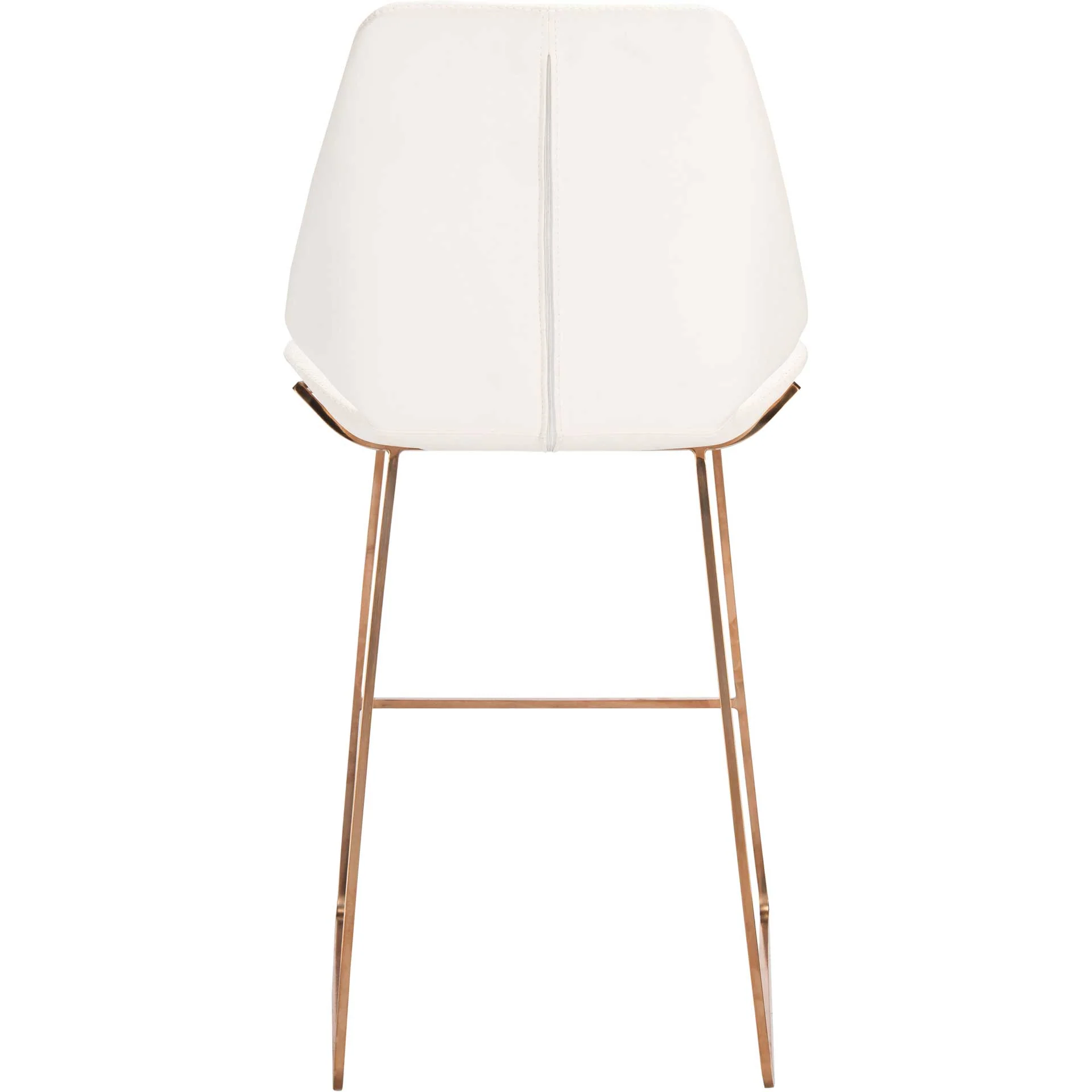 Margot Counter Stool White/Gold - Image 4