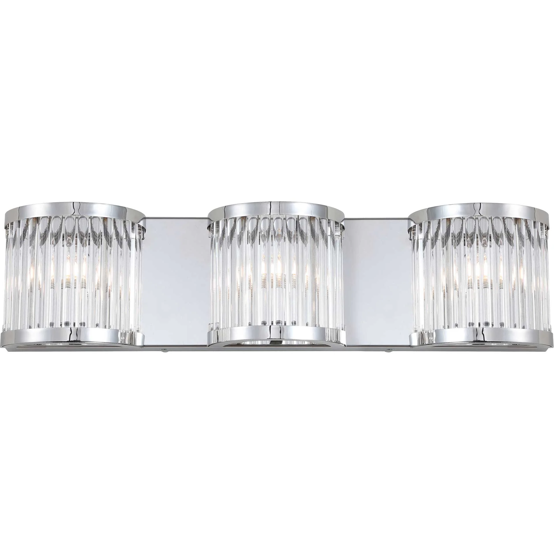 Mariana Three Light Wall Sconce Chrome/Clear - Image 2