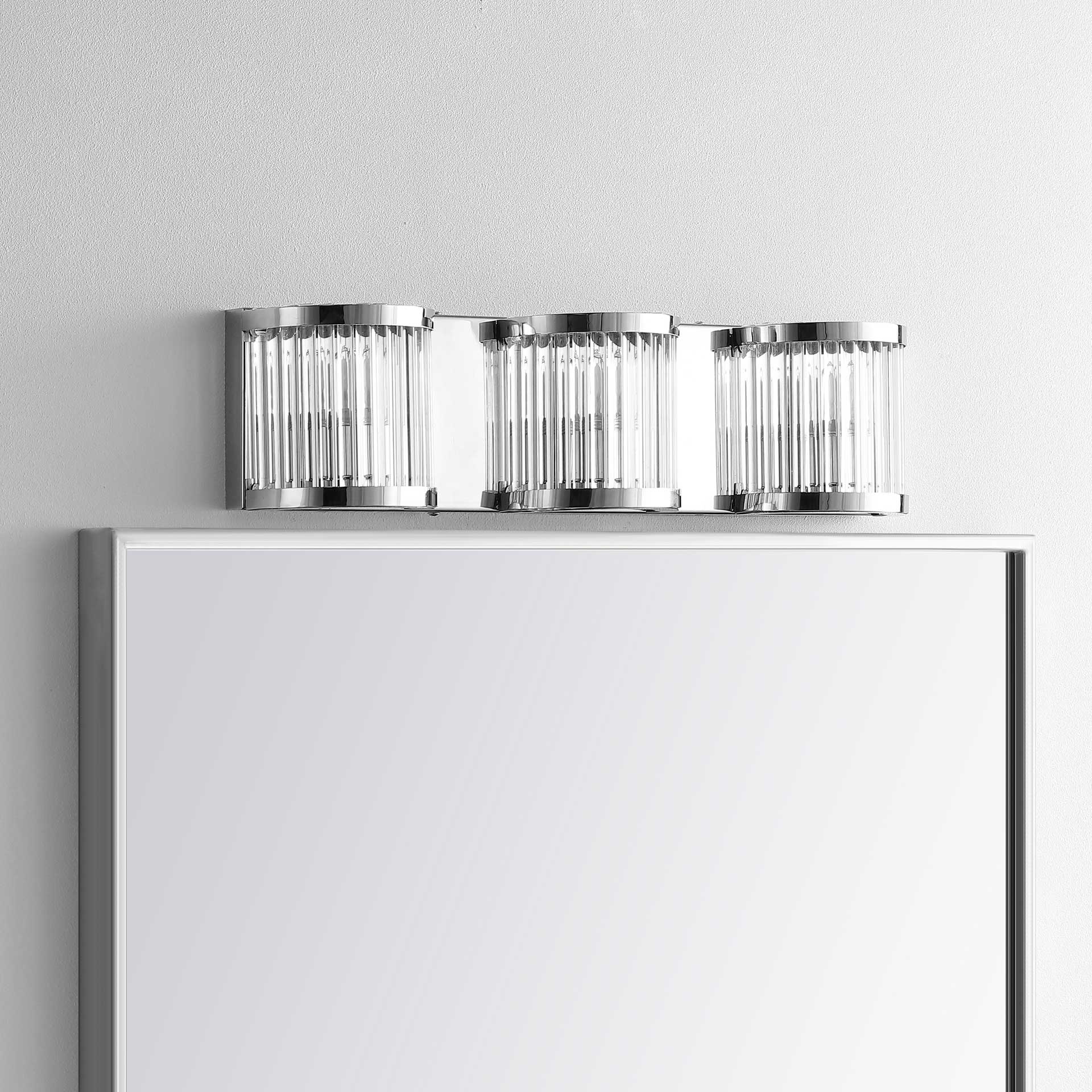 Mariana Three Light Wall Sconce Chrome/Clear - Image 3
