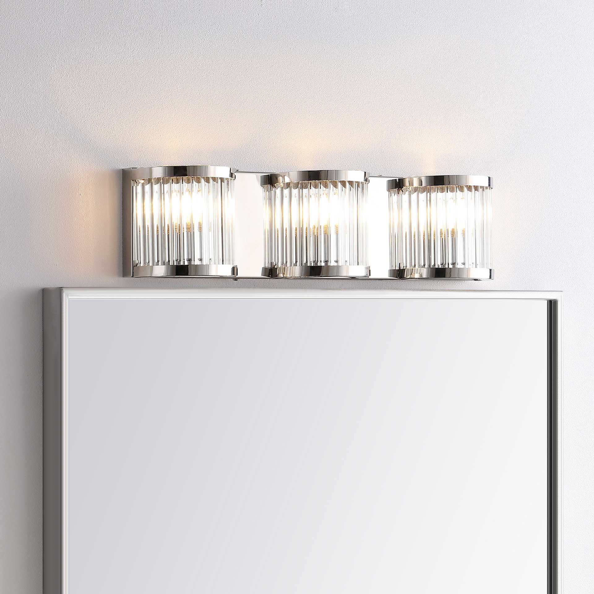 Mariana Three Light Wall Sconce Chrome/Clear - Image 4