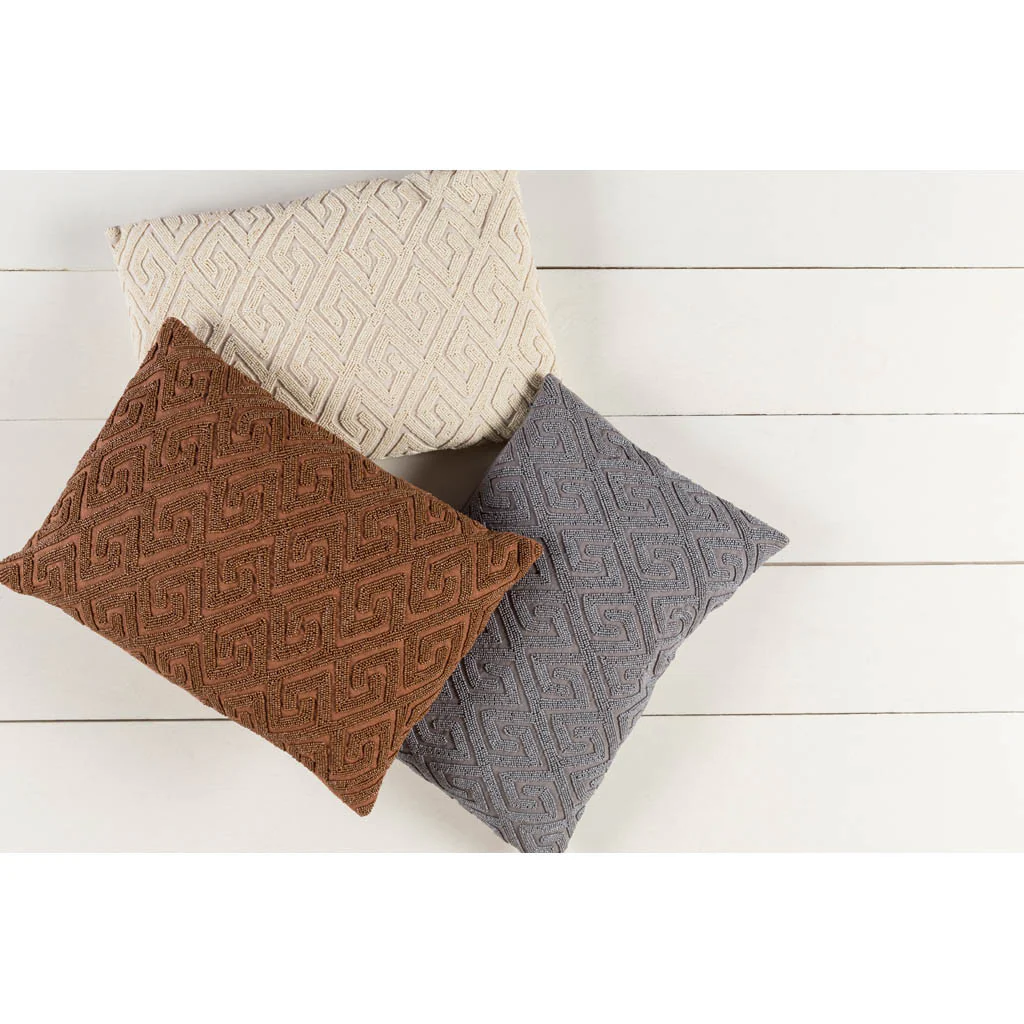 Marielle Mocha/Rust Pillow - Image 2