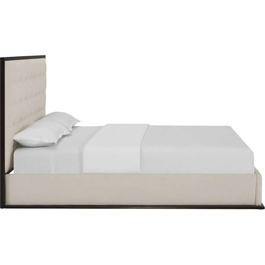 Marina Upholstered Bed Cappuccino/Ivory - Image 2