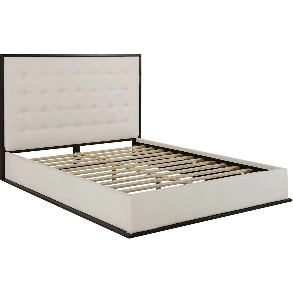 Marina Upholstered Bed Cappuccino/Ivory - Image 4