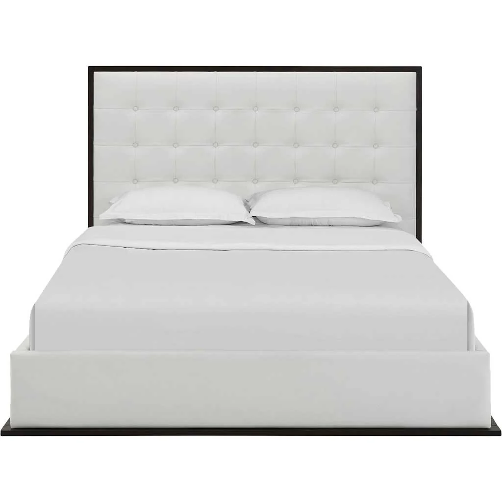 Marina Vinyl Bed Cappuccino/White - Image 3