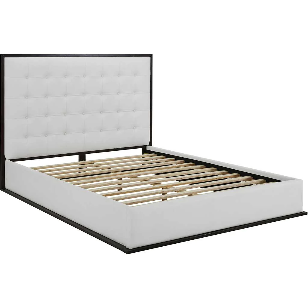 Marina Vinyl Bed Cappuccino/White - Image 4