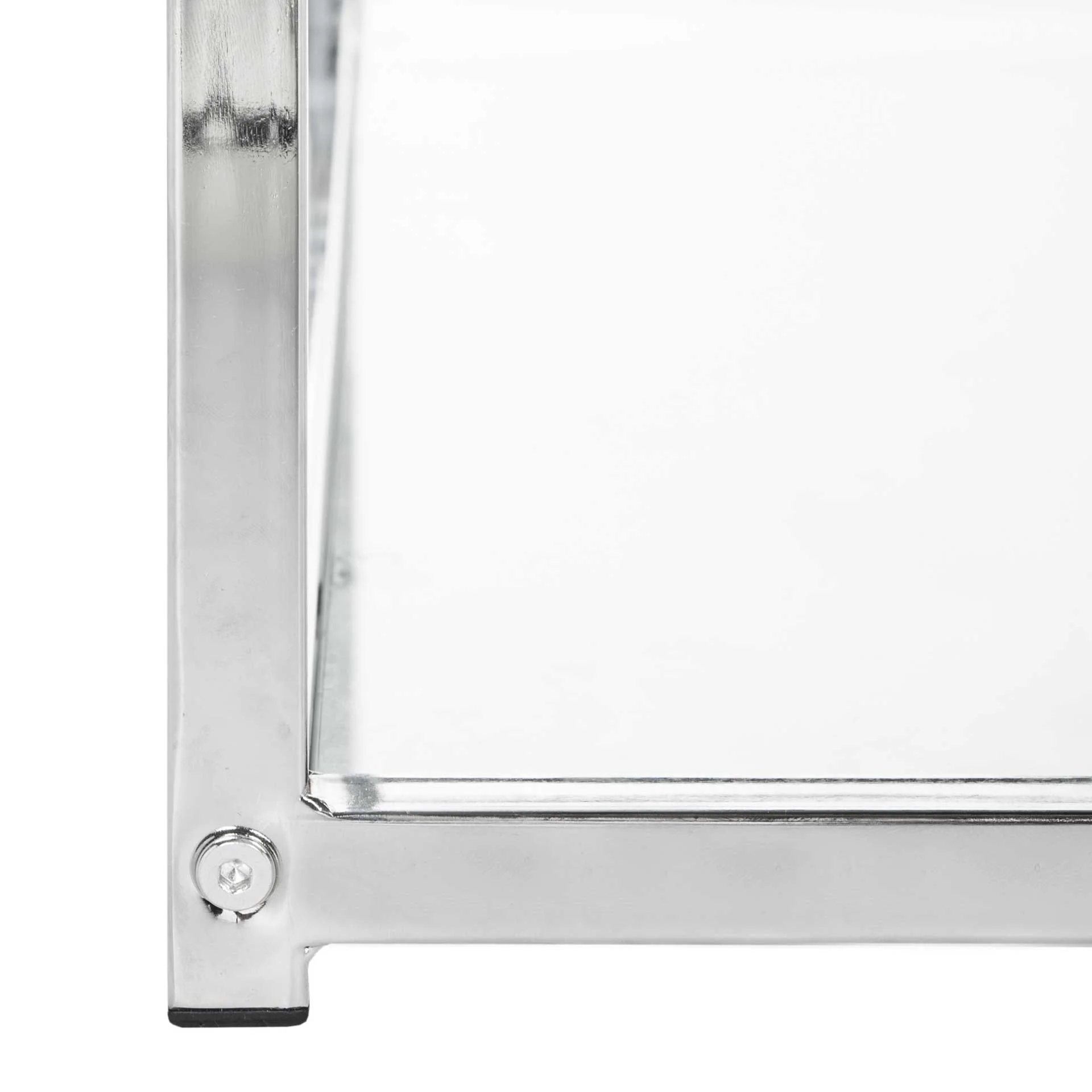 Mark Chrome High Gloss Coffee Table Black/Chrome - Image 3