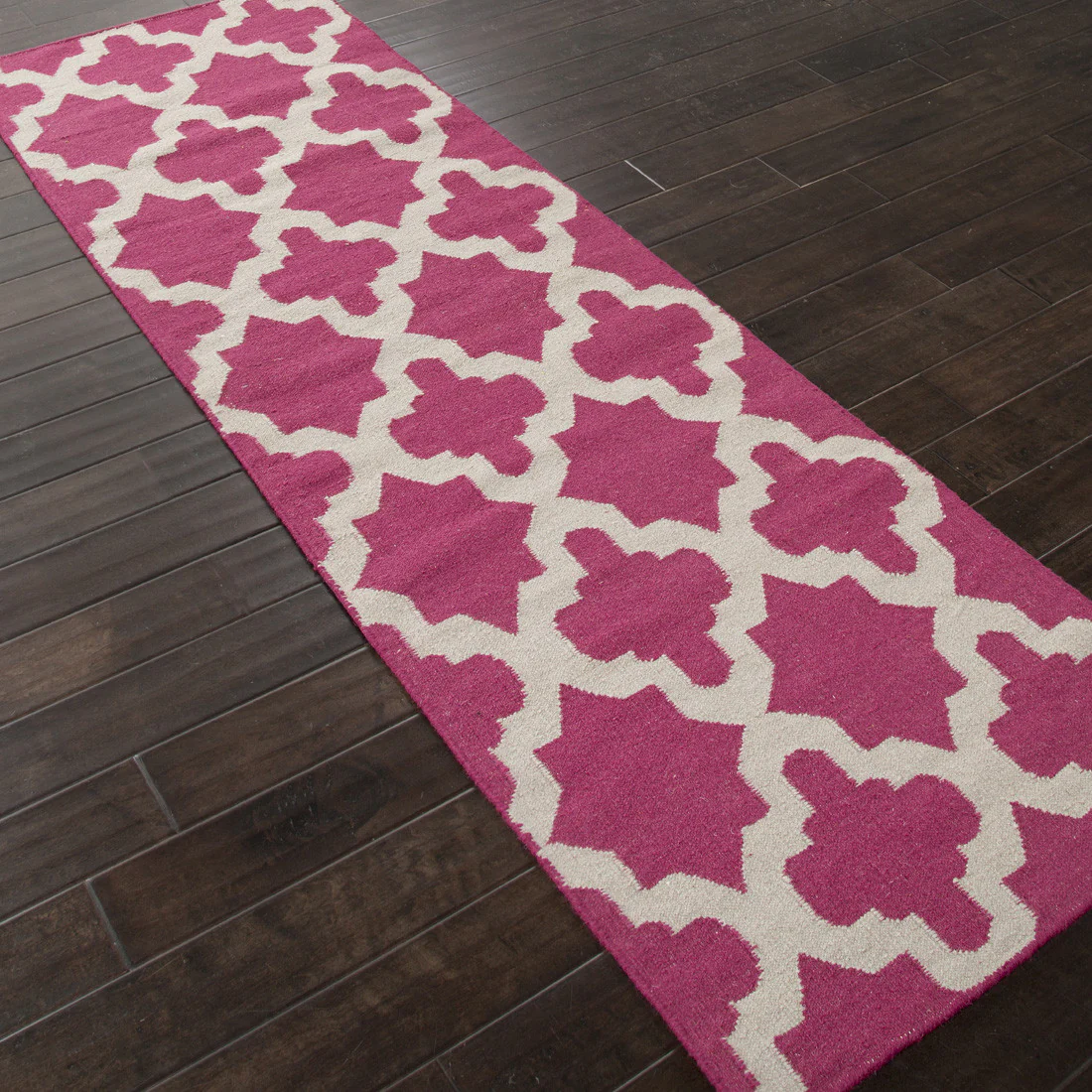 Maroc Aster Medium Magenta Runner Rug - Image 2