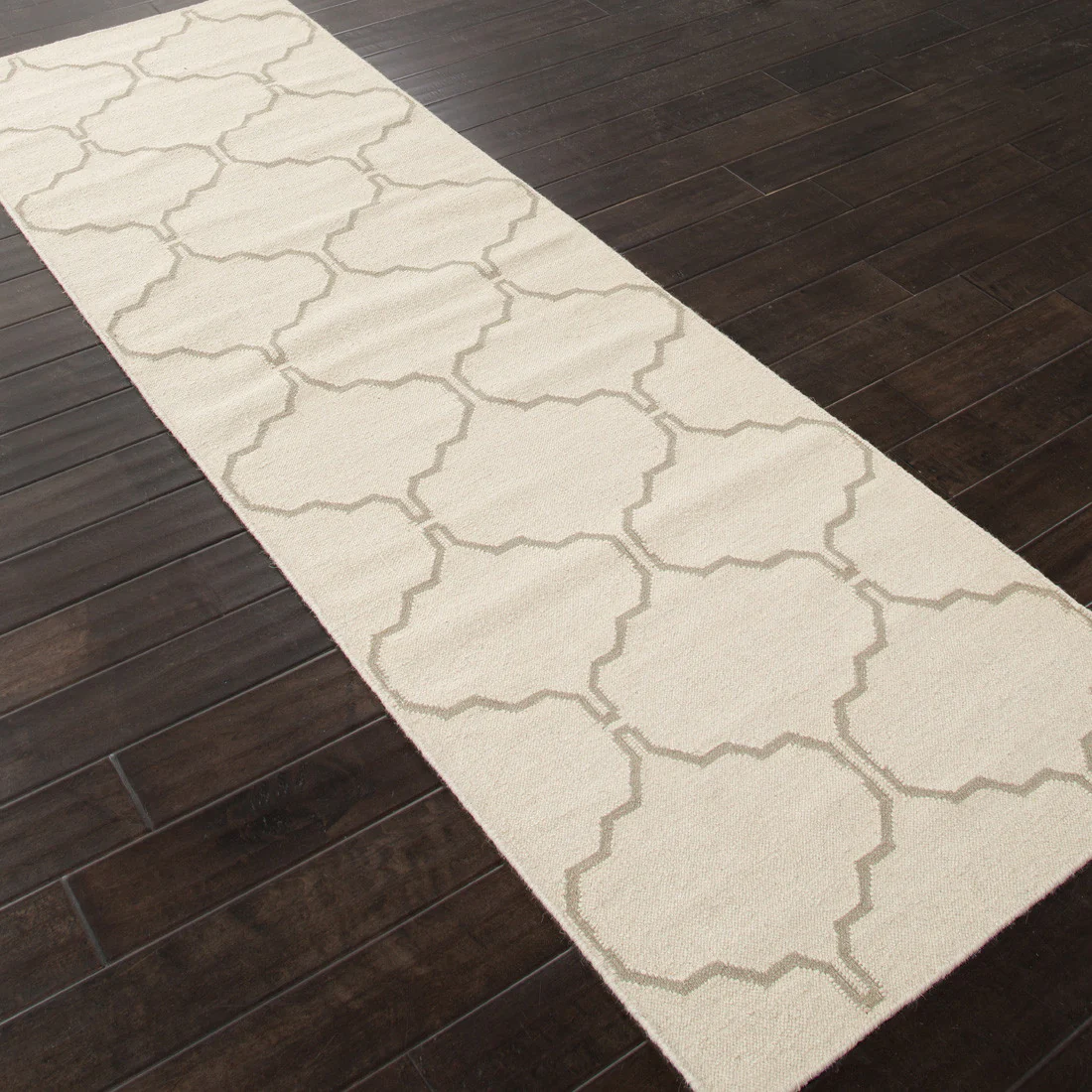 Maroc Delphine Antique White/Silver Gray Runner Rug - Image 2
