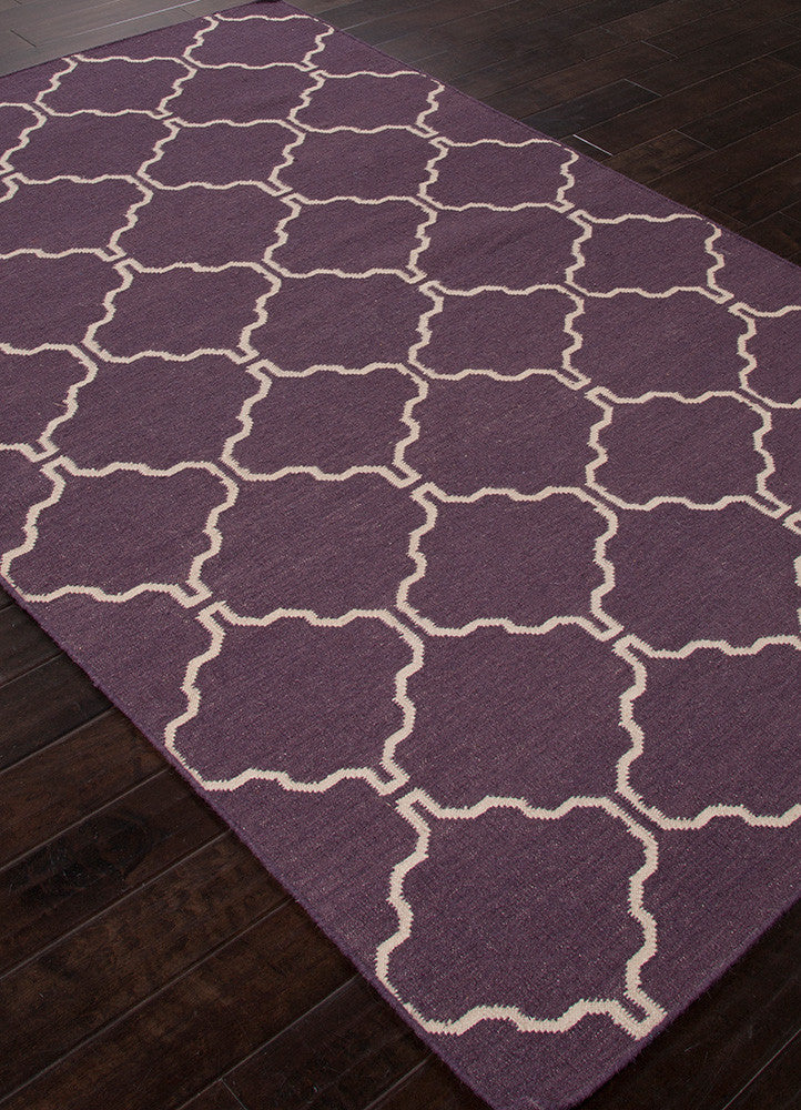 Maroc Delphine Continental Plum/Antique White Area Rug - Image 2