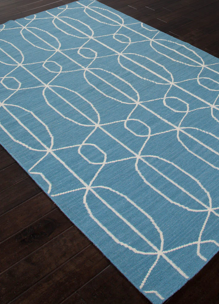 Maroc Naima Ocean Blue Area Rug - Image 2