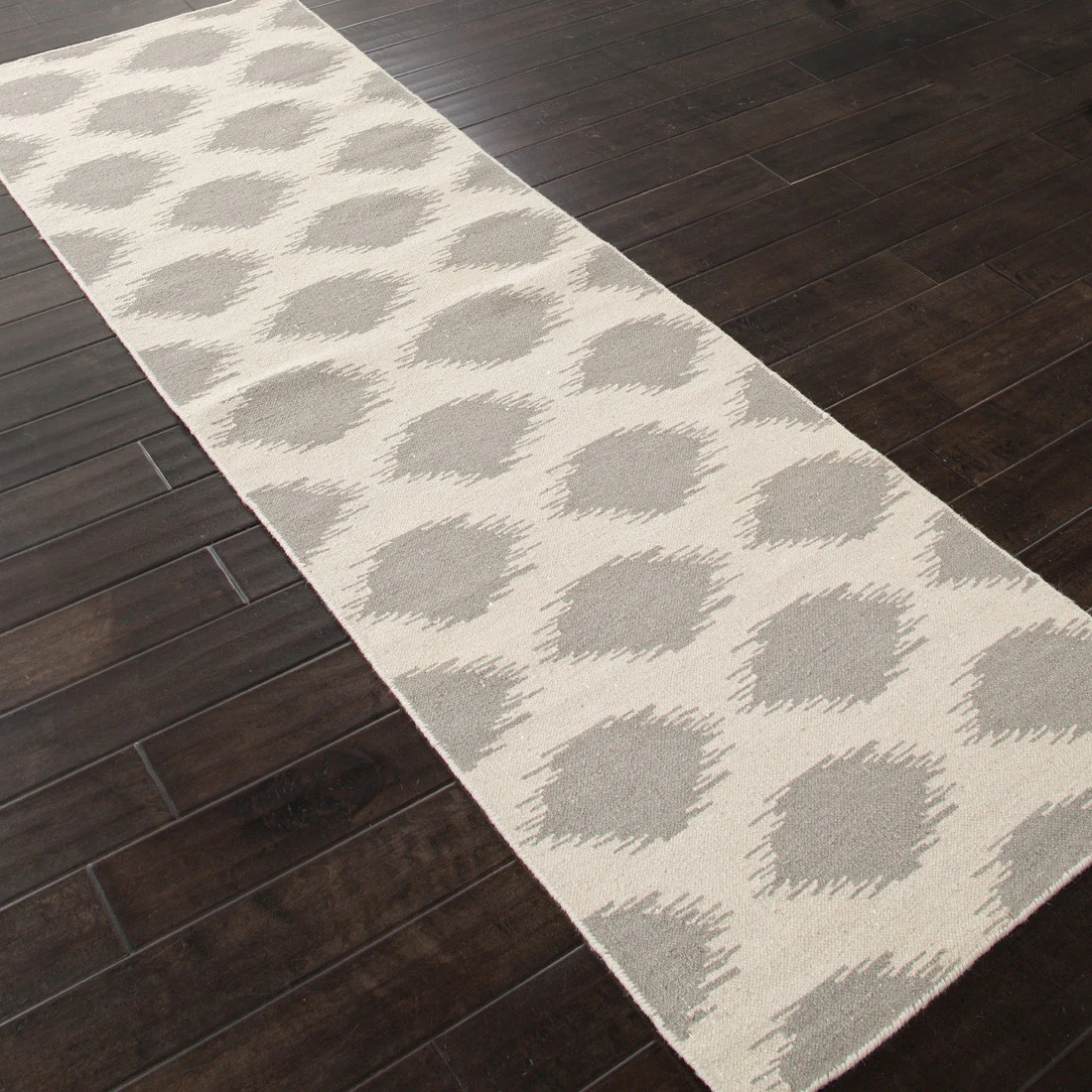 Maroc Nyasha Antique White/Medium Gray Runner Rug - Image 2