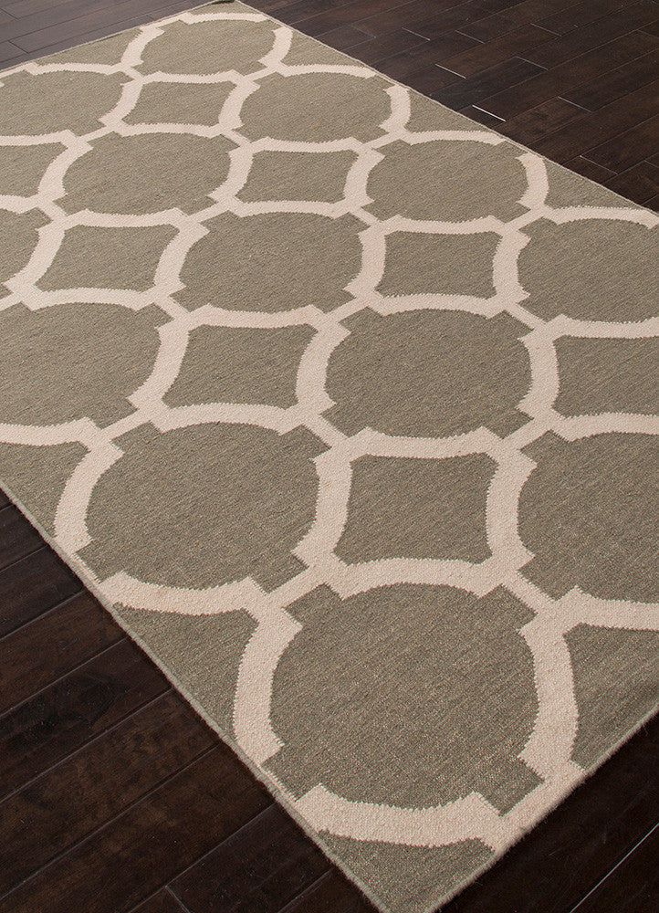 Maroc Rafi Sea Green/Antique White Area Rug - Image 2