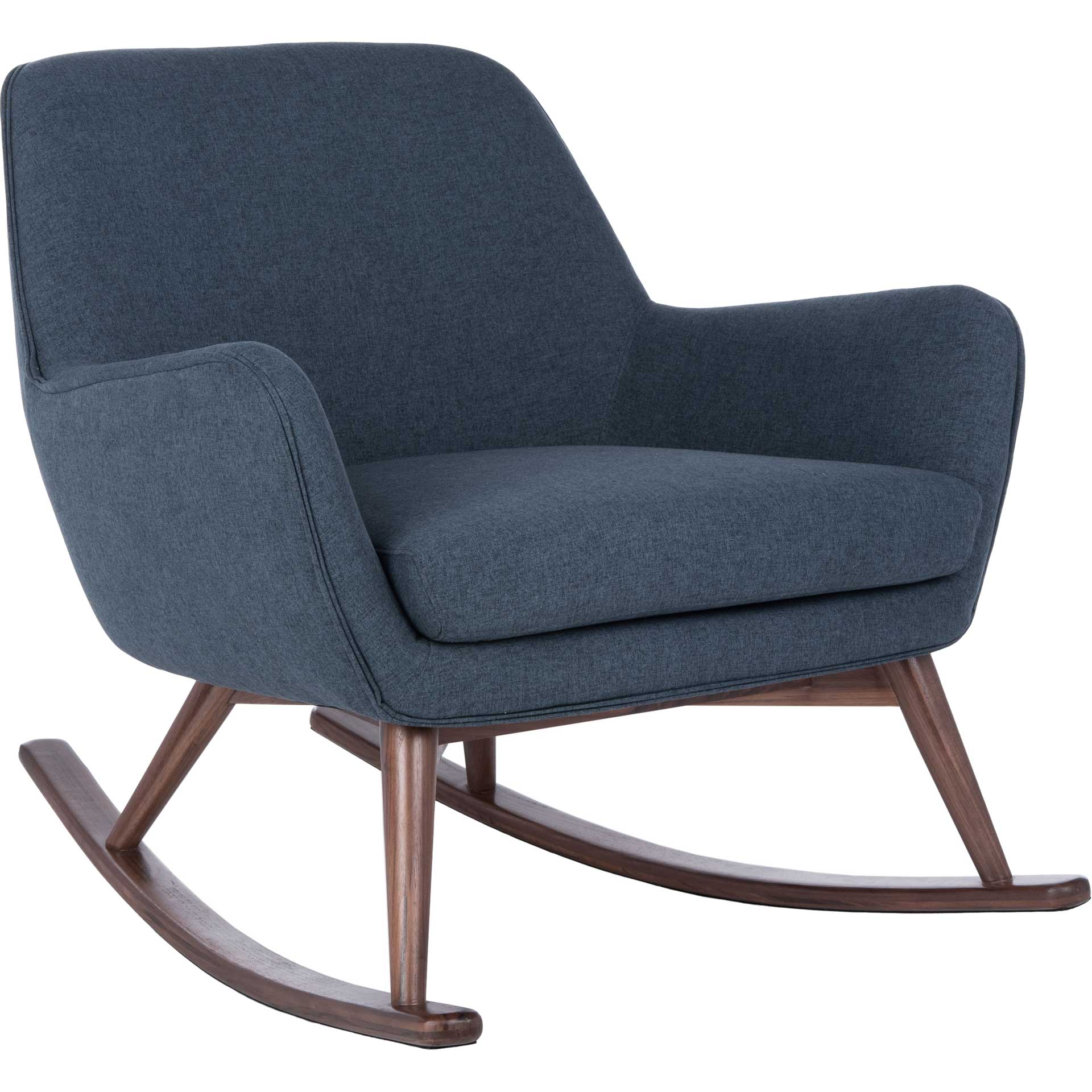 Marquis Mid-Century Rocking Chair Blue - Image 2