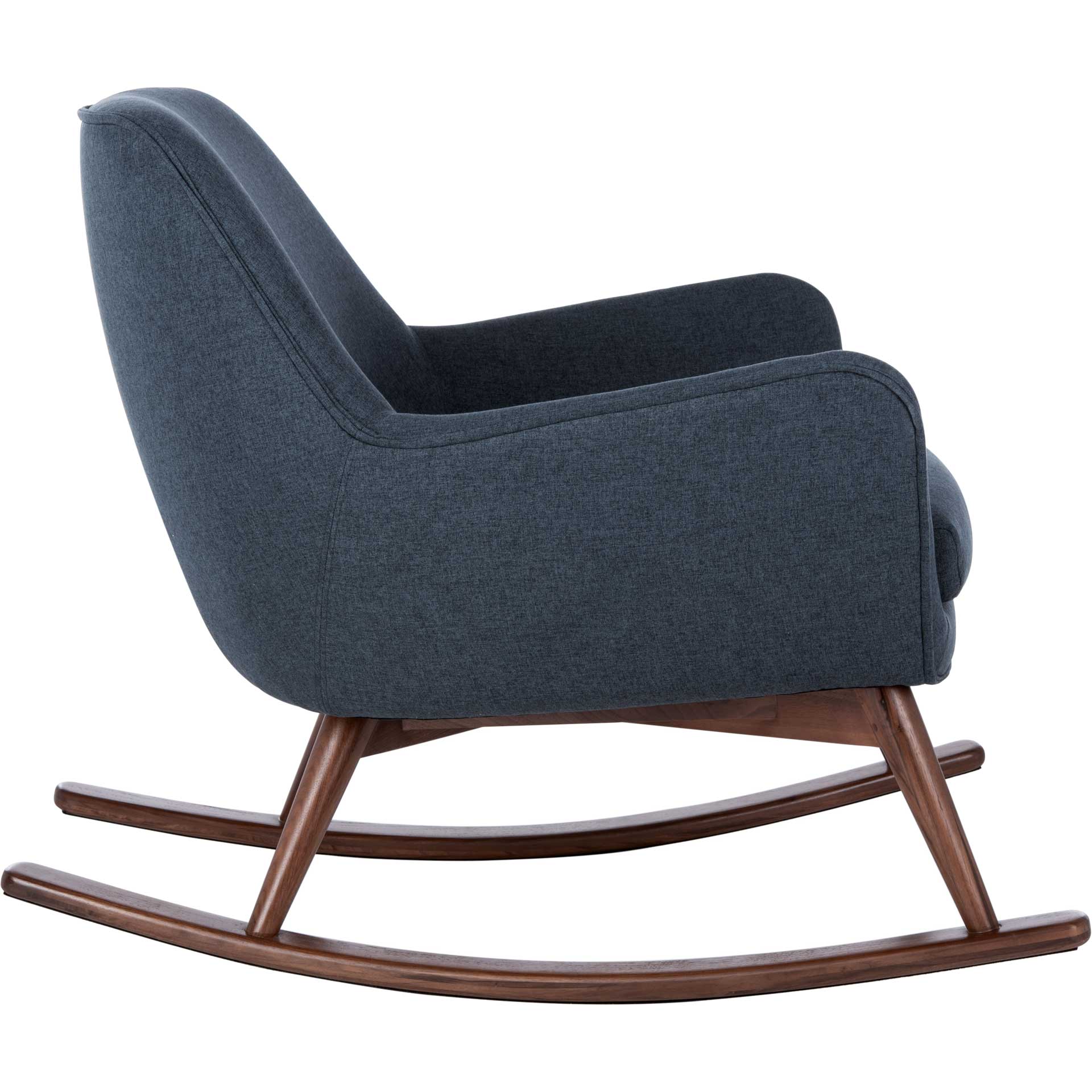 Marquis Mid-Century Rocking Chair Blue - Image 3