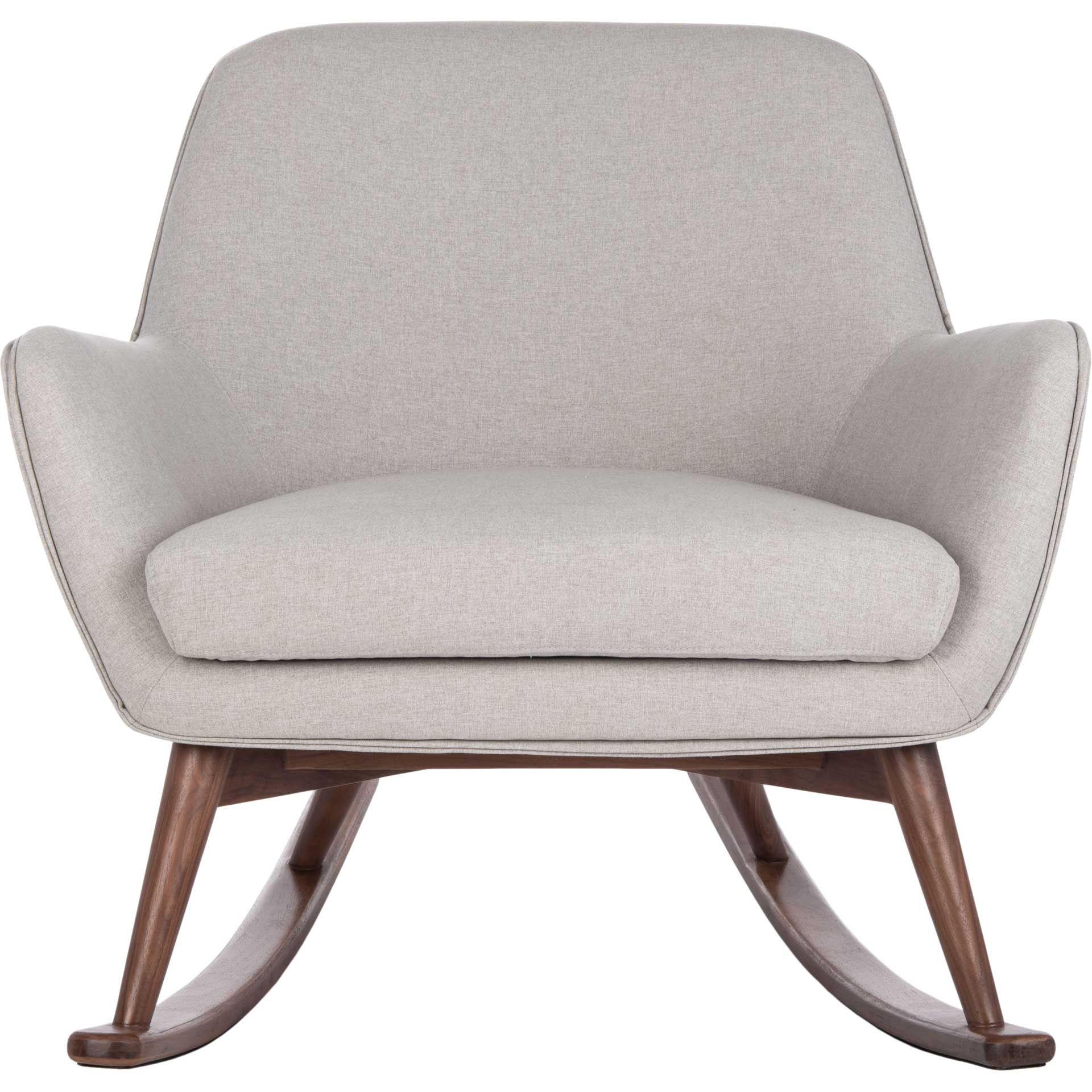 Marquis Mid-Century Rocking Chair Light Gray - Image 2